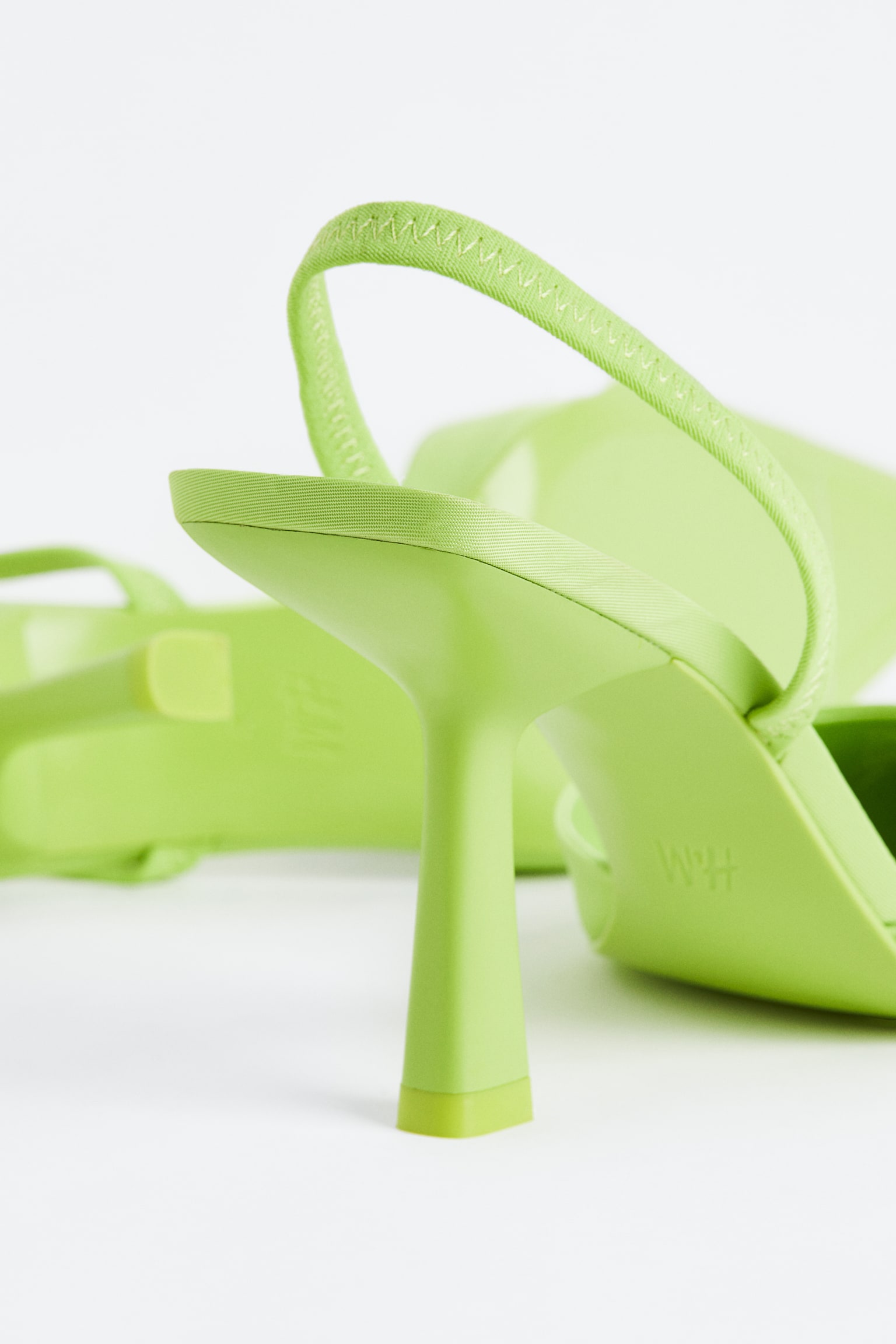 Slingbacks - Lime green/Beige/Pink - 4