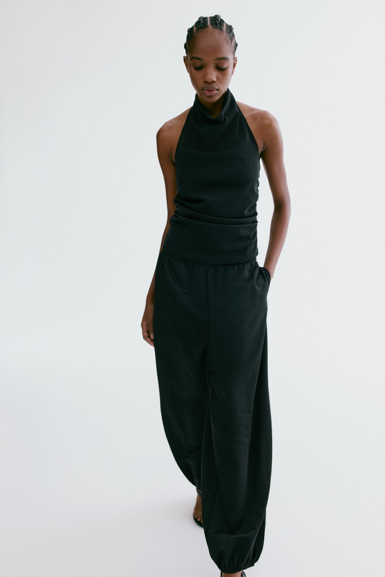 Balloon-leg joggers - 4
