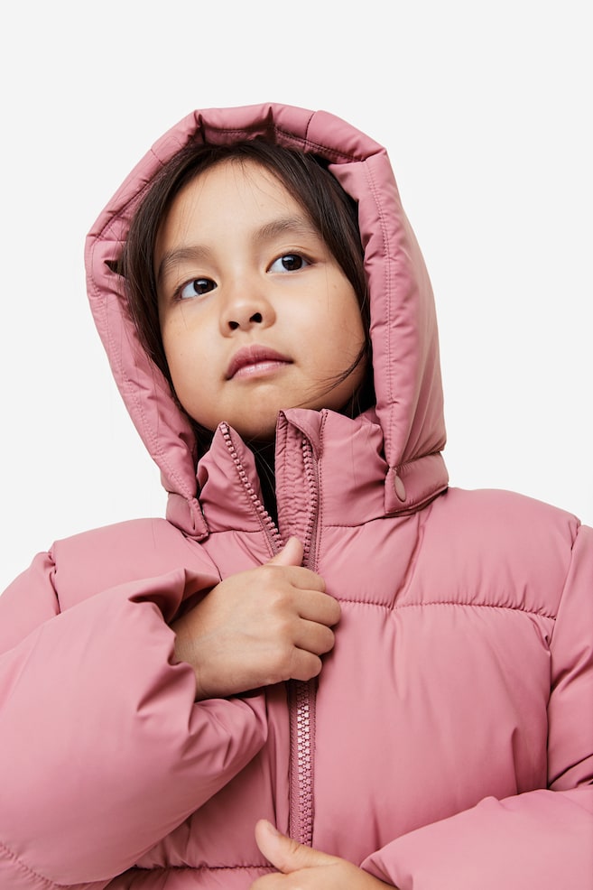 Water-repellent puffer jacket - Pink/Powder pink/Floral/Beige/Leopard print - 6
