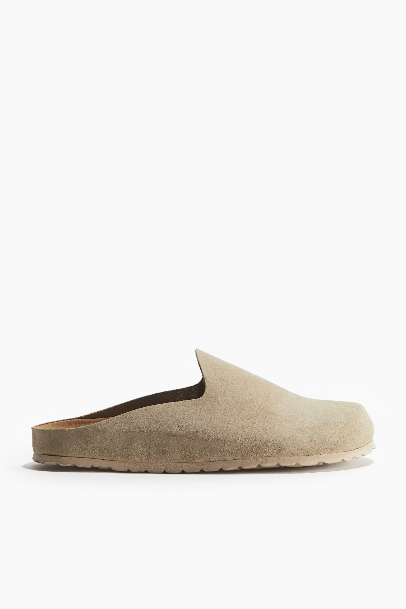 Suede mules - Beige - 1