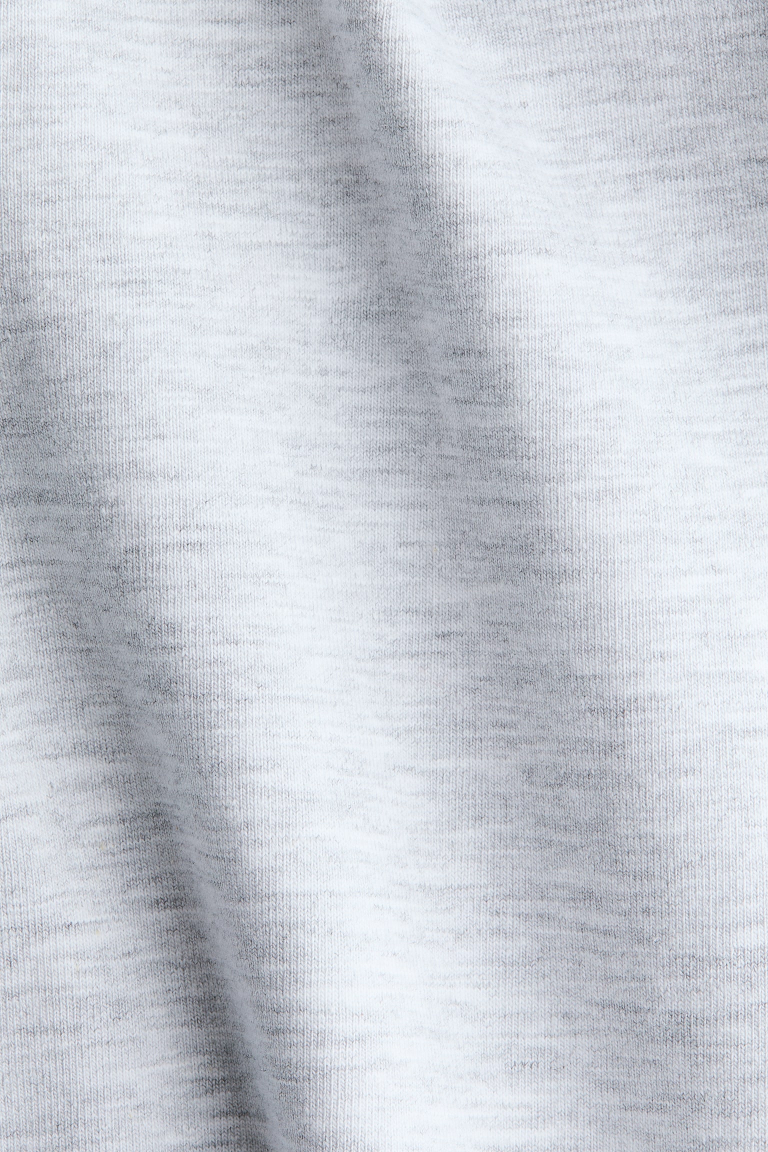Flared foldover-waist leggings - Light grey marl/Black - 2