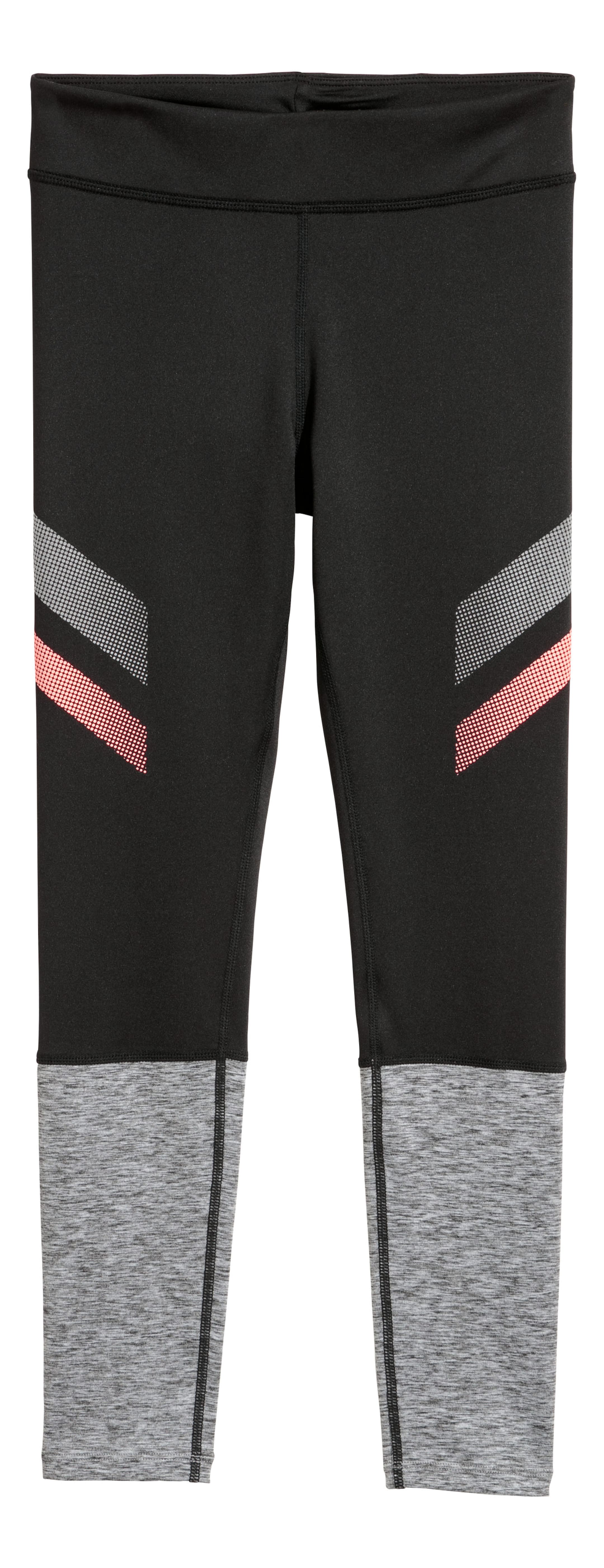 View larger image: Collant sport - Black/gray melange - Kids | H&M CA 1