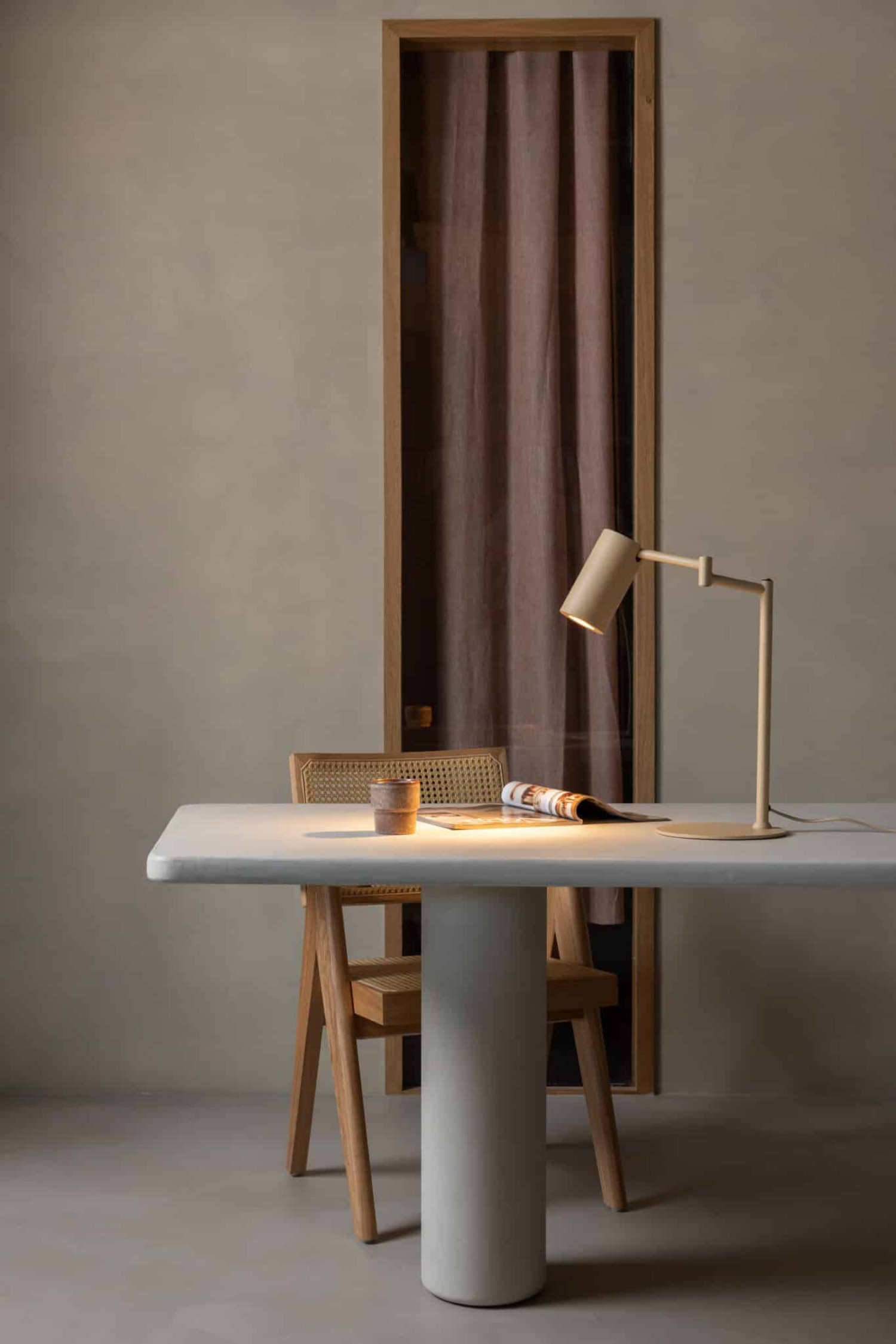 Bilbao Bordlampe - Beige