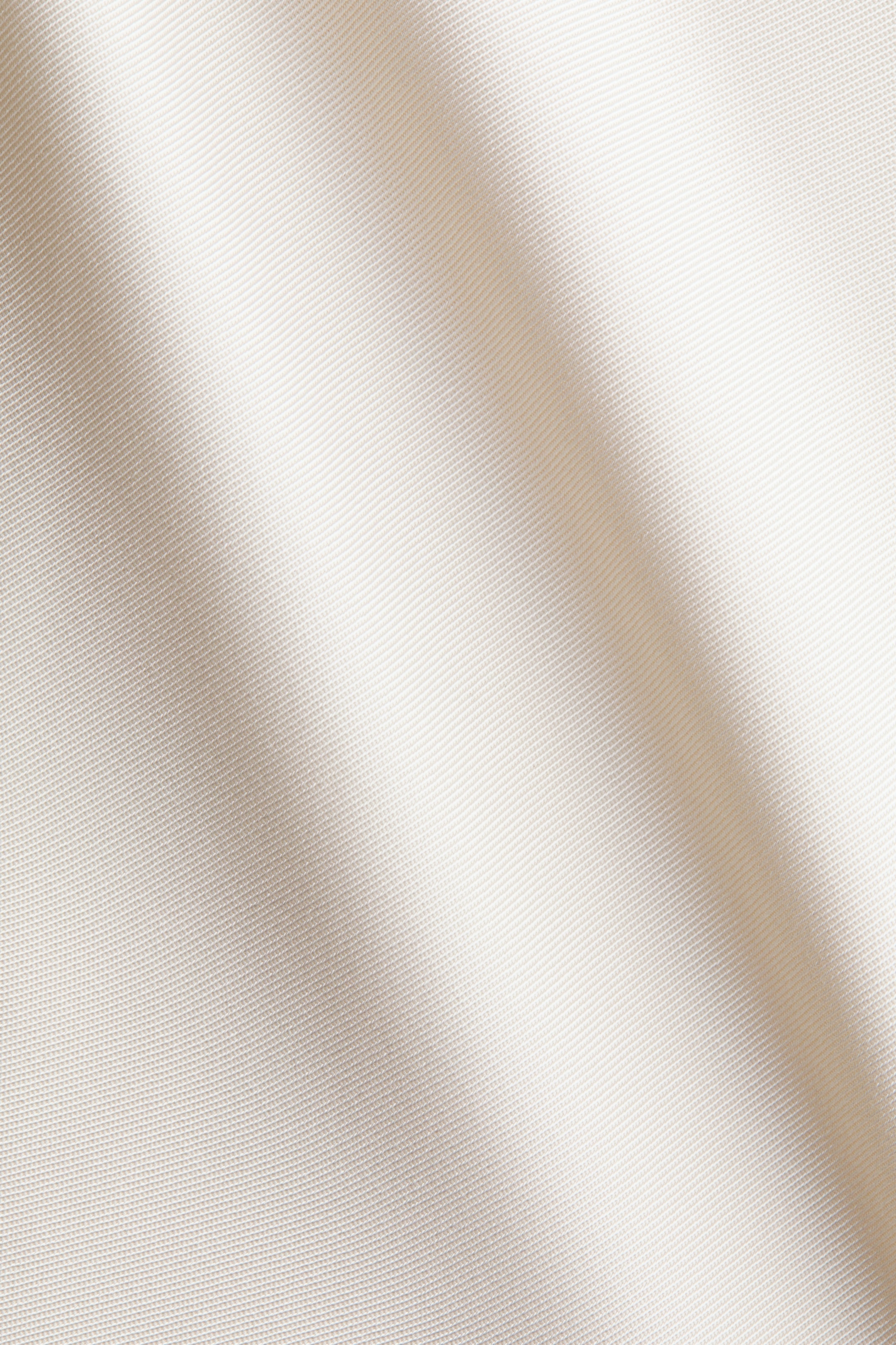 View larger image: Cowl-Neck Satin Top - Cream - Ladies | H&M US 5