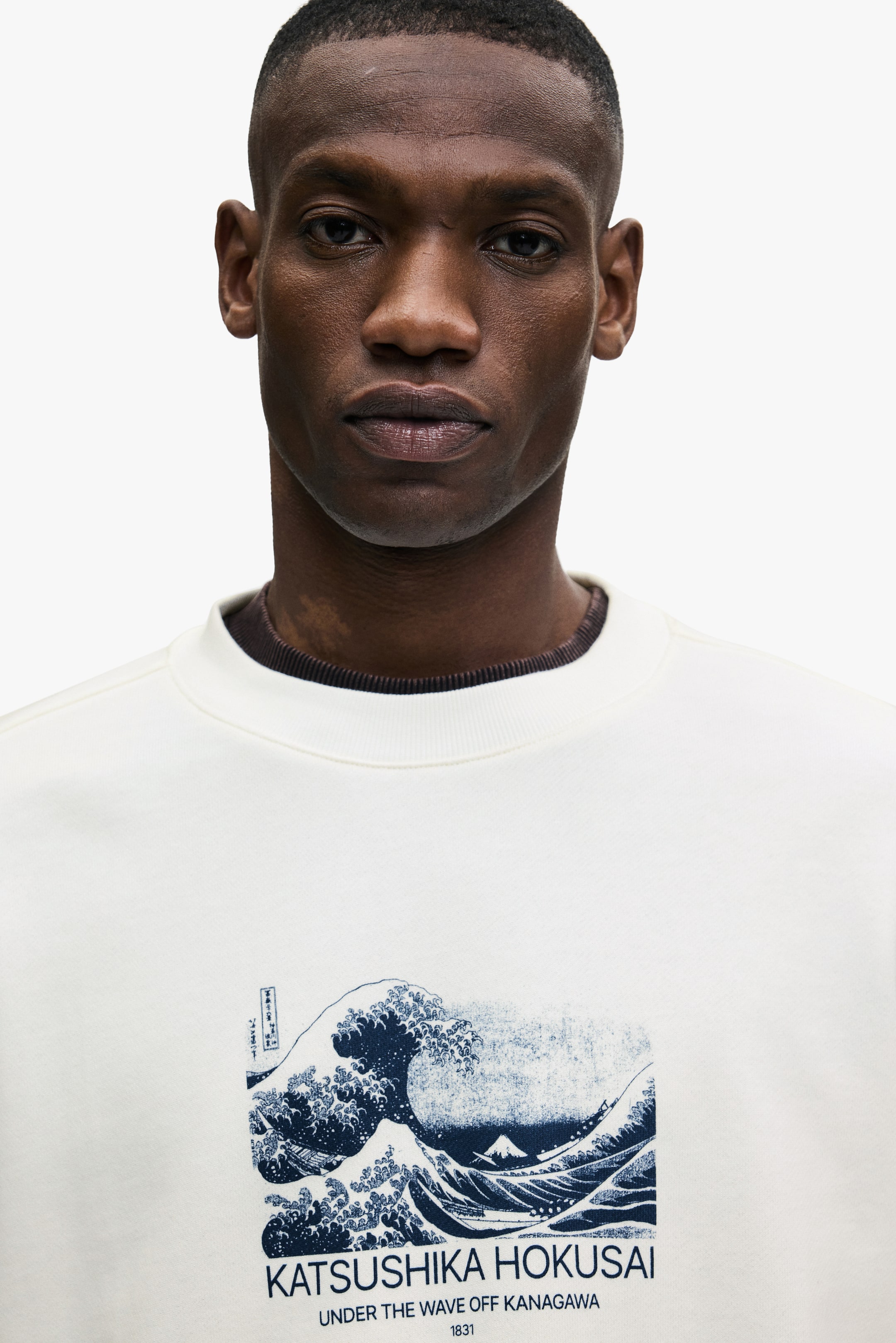 查看大圖: 加大碼圖案運動衫 - Cream/The British Museum - Men | H&M HK 2