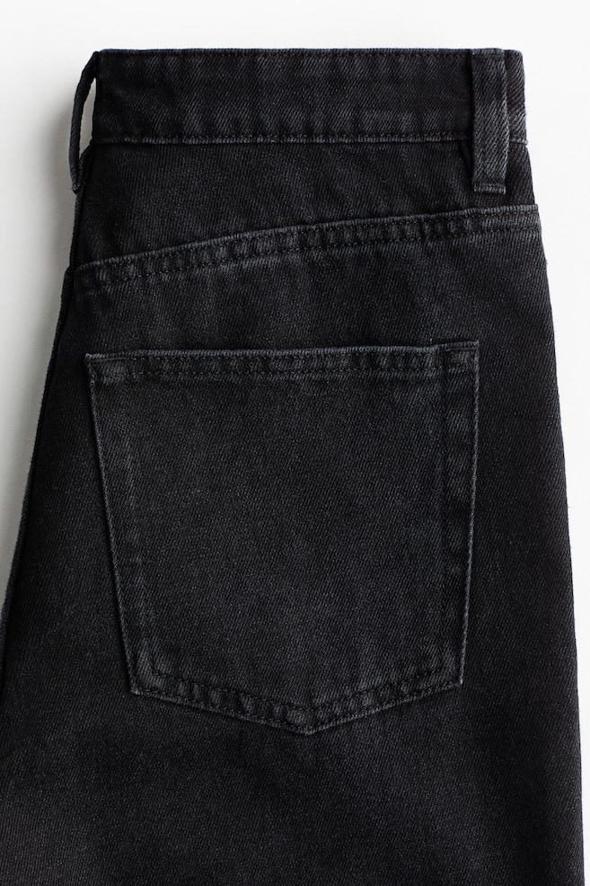 Straight High Jeans - Black/Light denim blue/Dark denim blue/White/White/Light denim blue/Black/Dark denim blue - 4