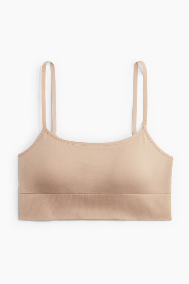 Seamless padded bralette - Beige/Zwart/Wit/Donkerbeige/Donkerbruin - 1