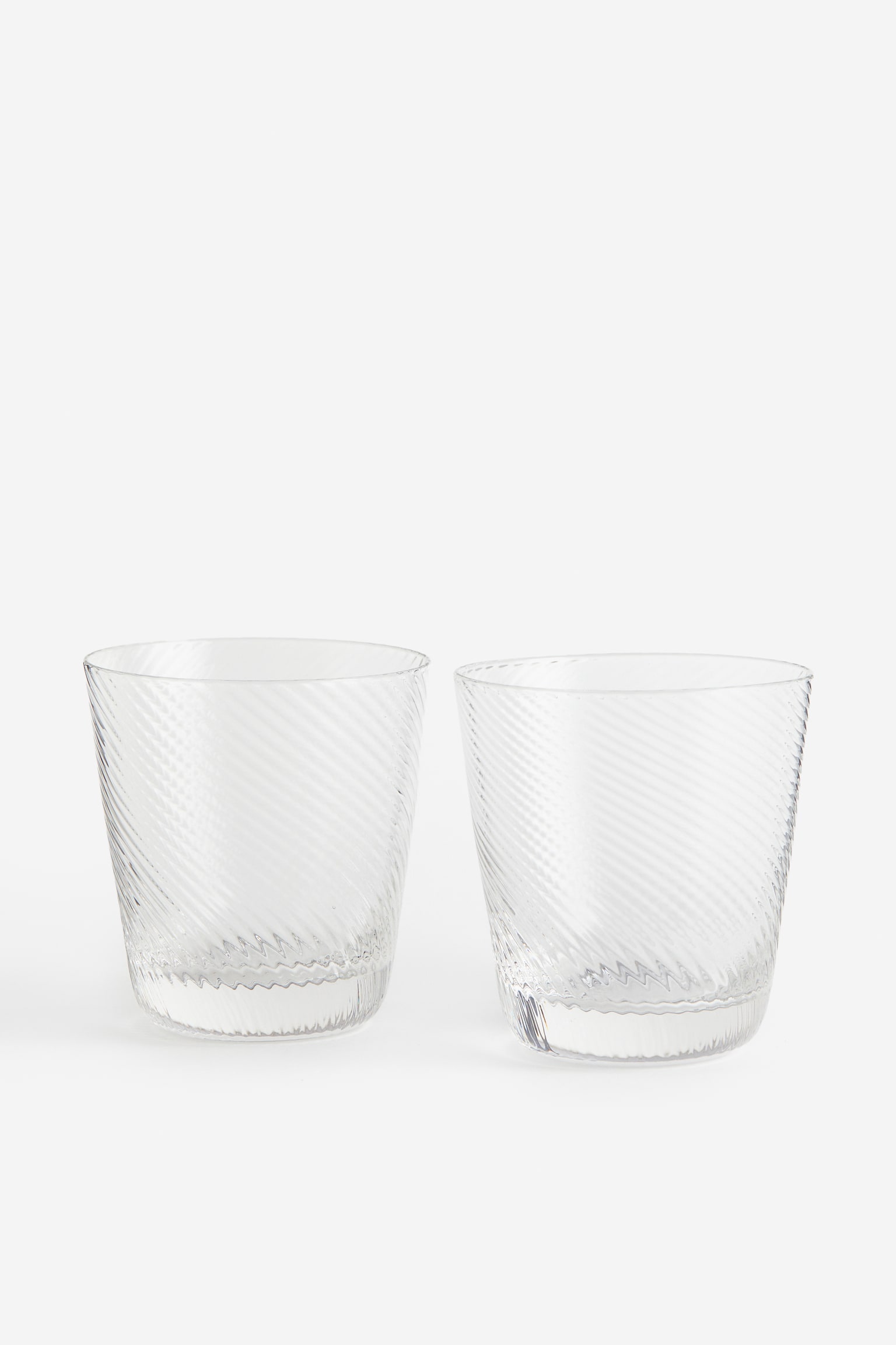 2-pack tumblers - Transparent/Green - 1