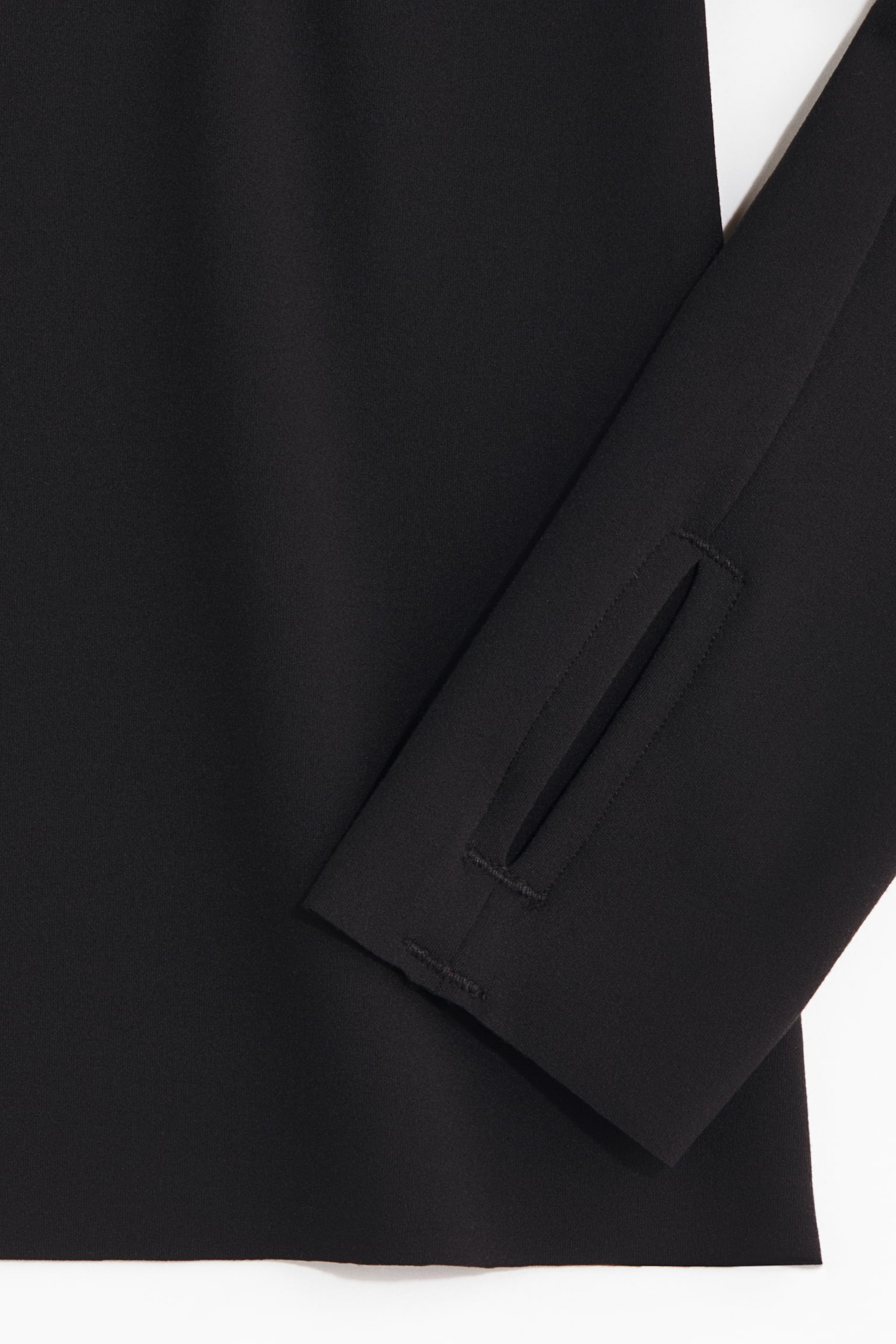 Женский топ H&M Soft Sculpting Long-Sleeved, цвет: Чёрный — фото 7