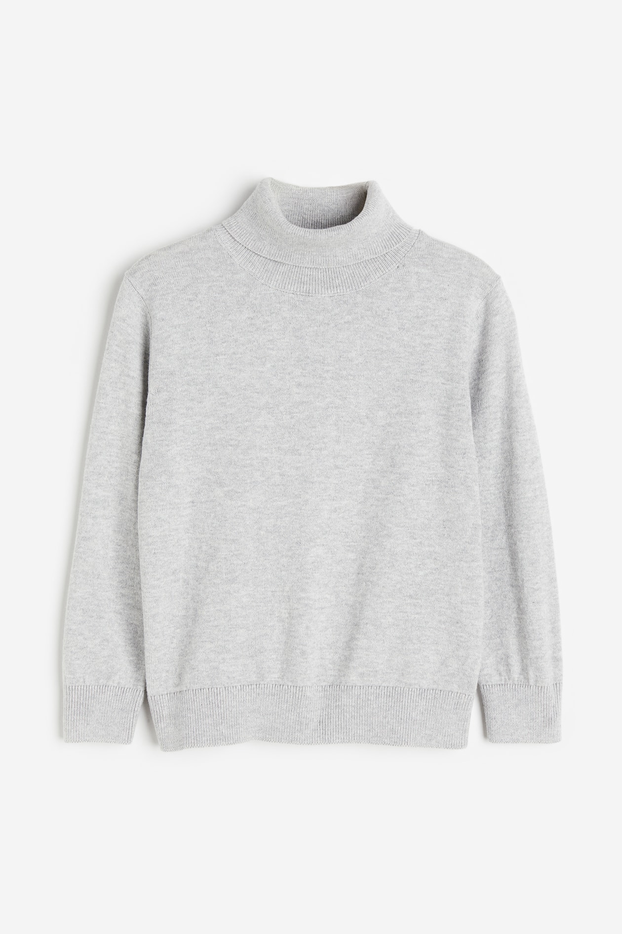 Pull Jottum Fille 4 Ans – Col Roulé Gris Anthracite Chiné – Occasion Très Bon état