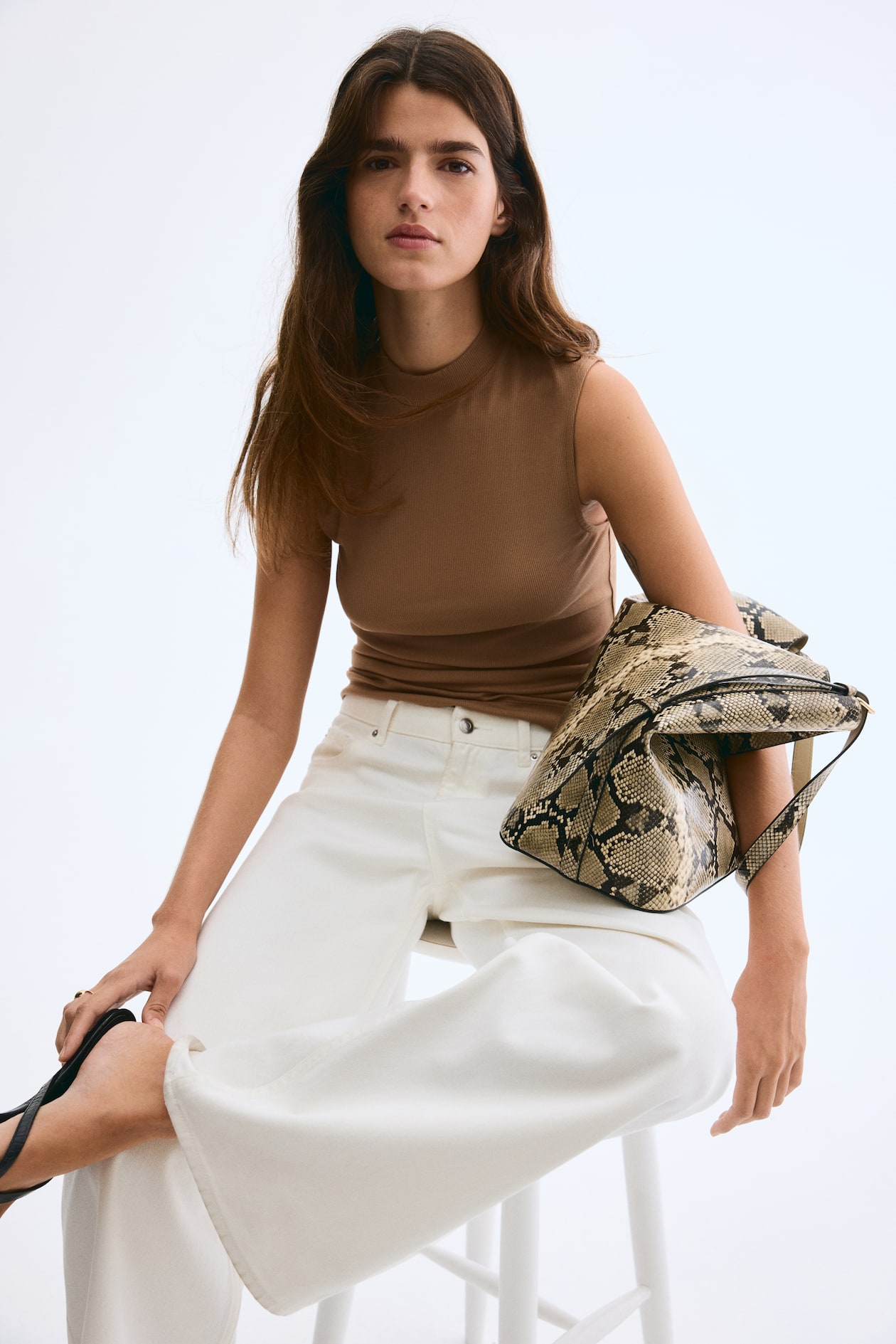Tank Top with Stand-Up Collar - image 2