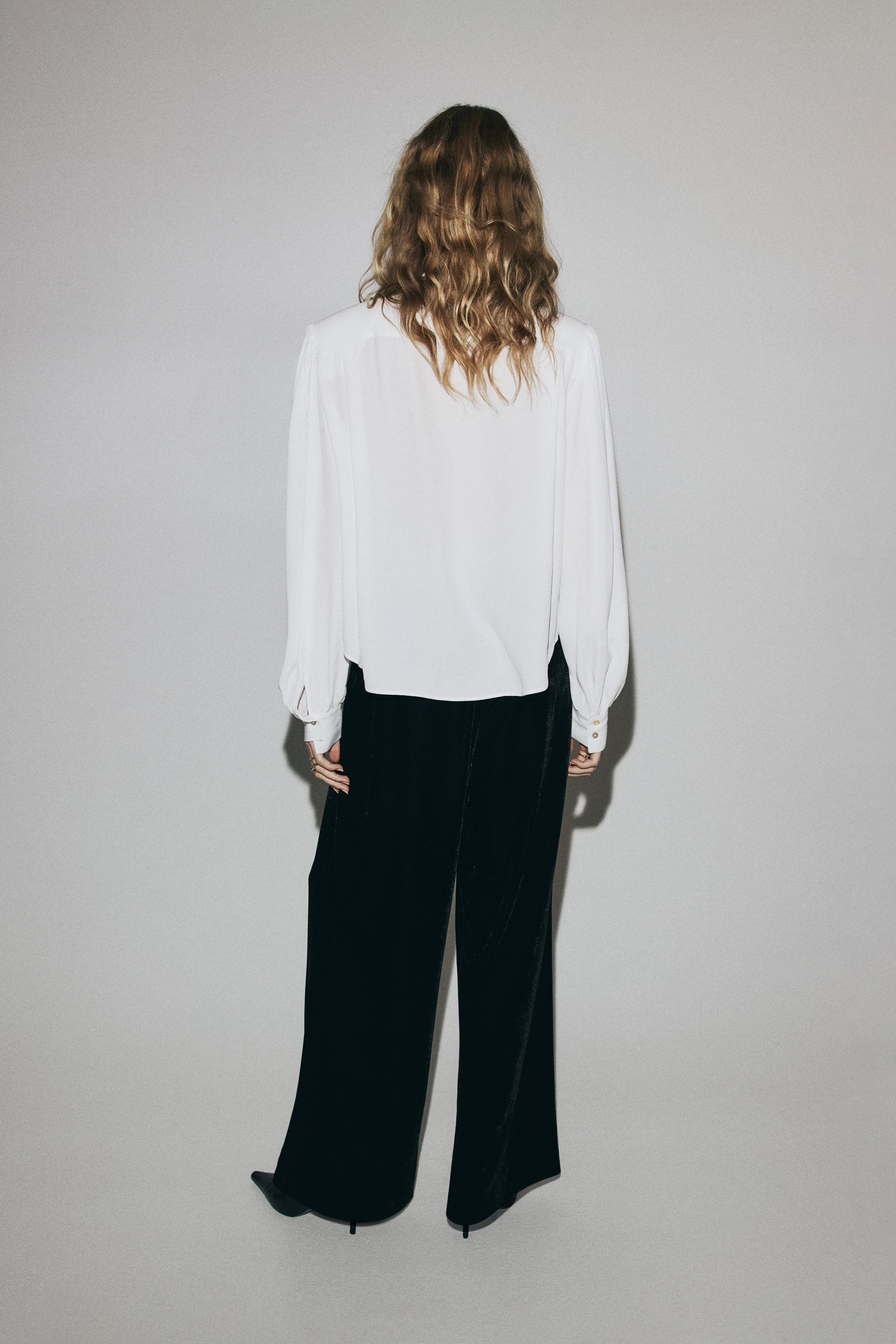 Velour trousers