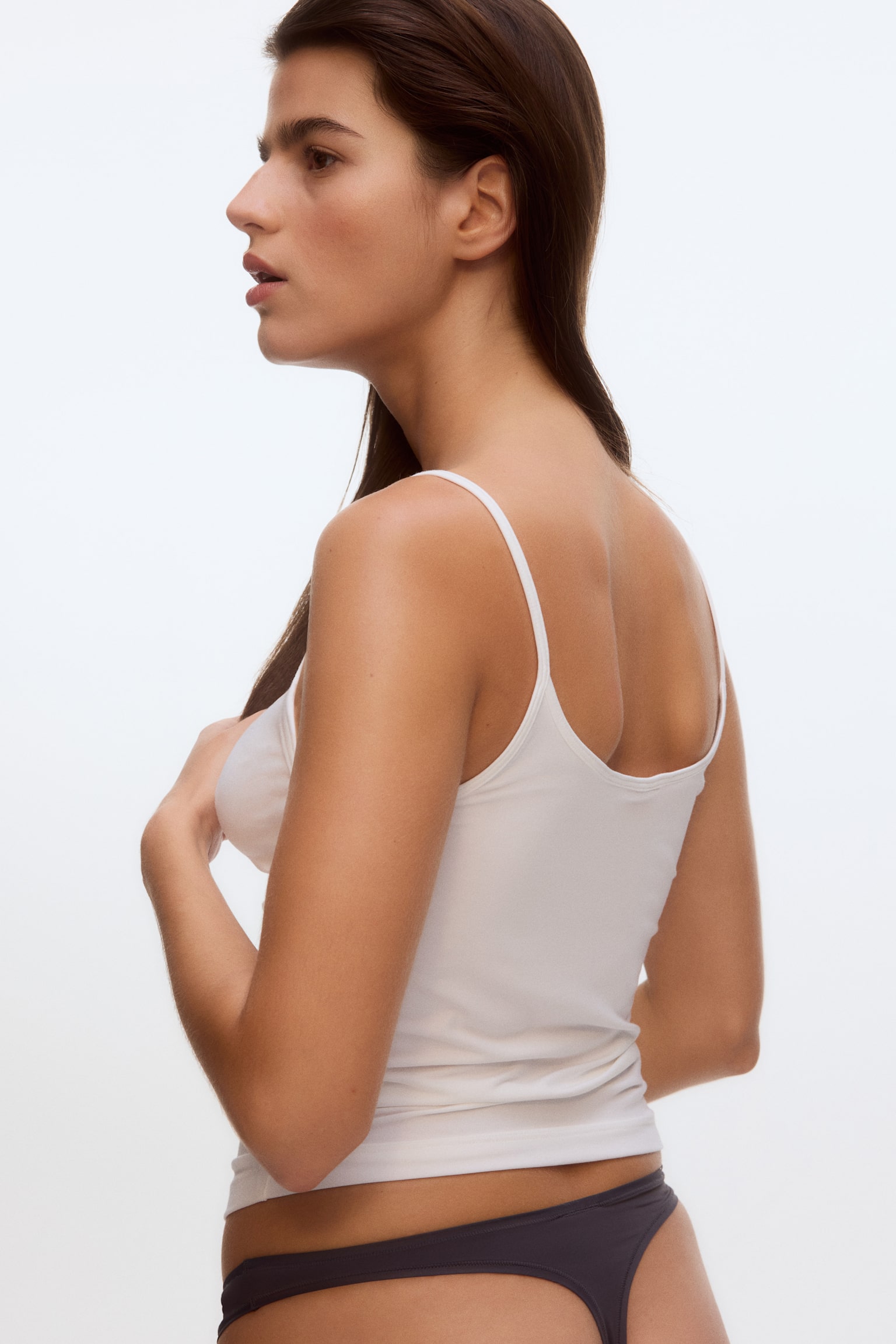 3-pack microfibre thong briefs - Dark grey/Beige/Black/Beige/White/Floral/Dark brown/Leopard print - 5