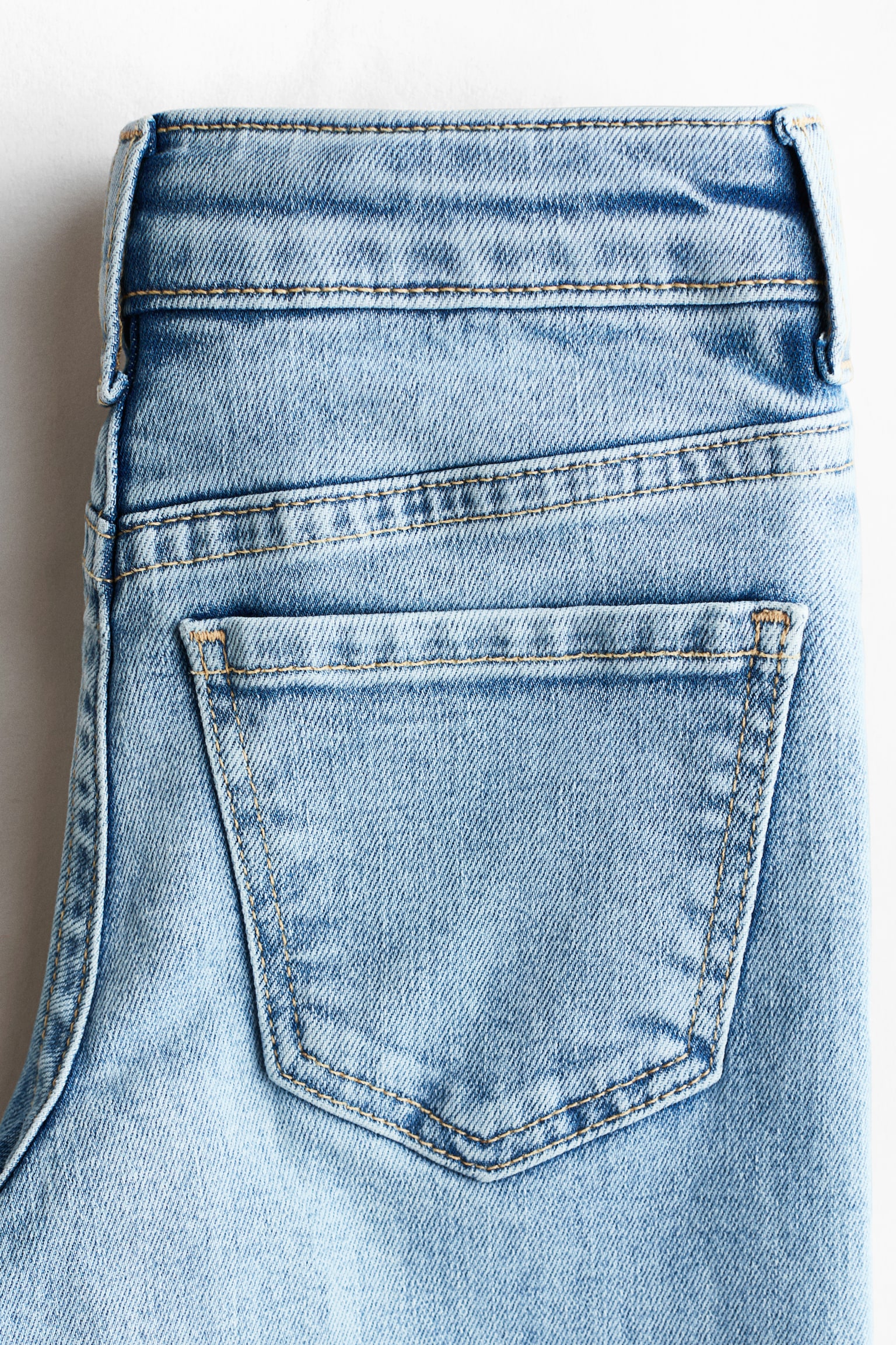 Wide Leg Jeans - Svetla teksas plava/Teksas plava - 3