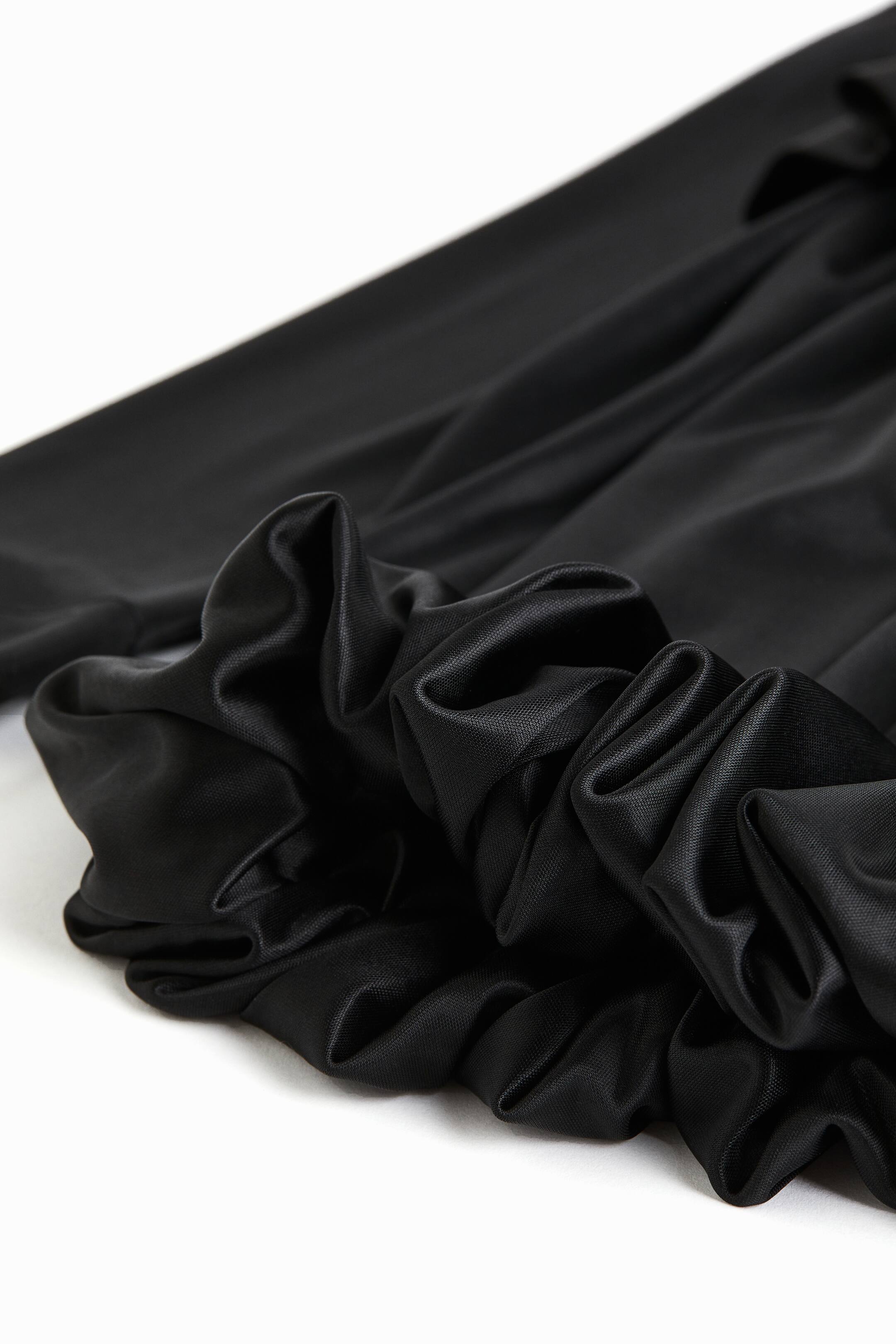 View larger image: Jersey Puff-skirt Dress - Black - Ladies | H&M US 2