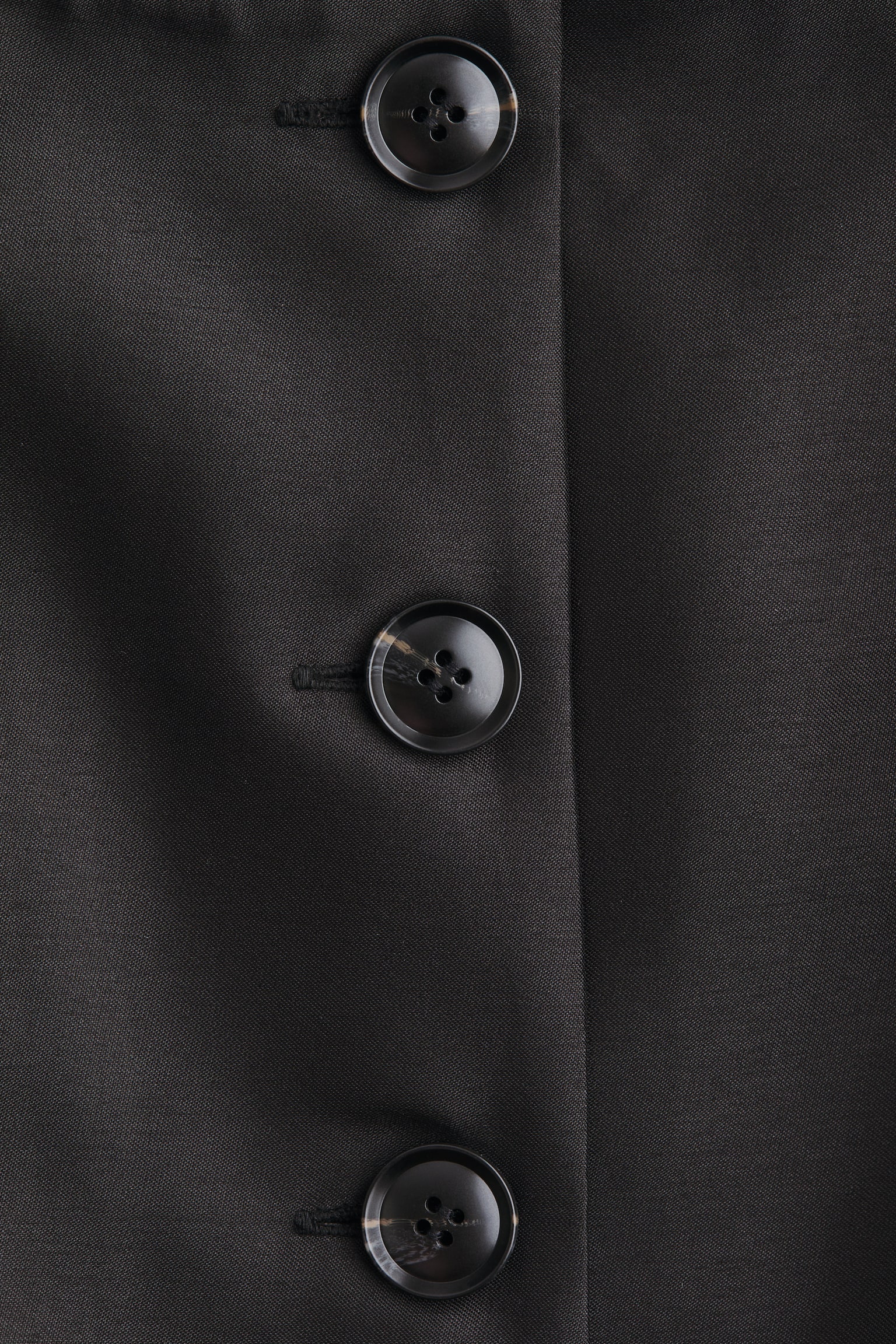 Square-neck blazer - Black - 2