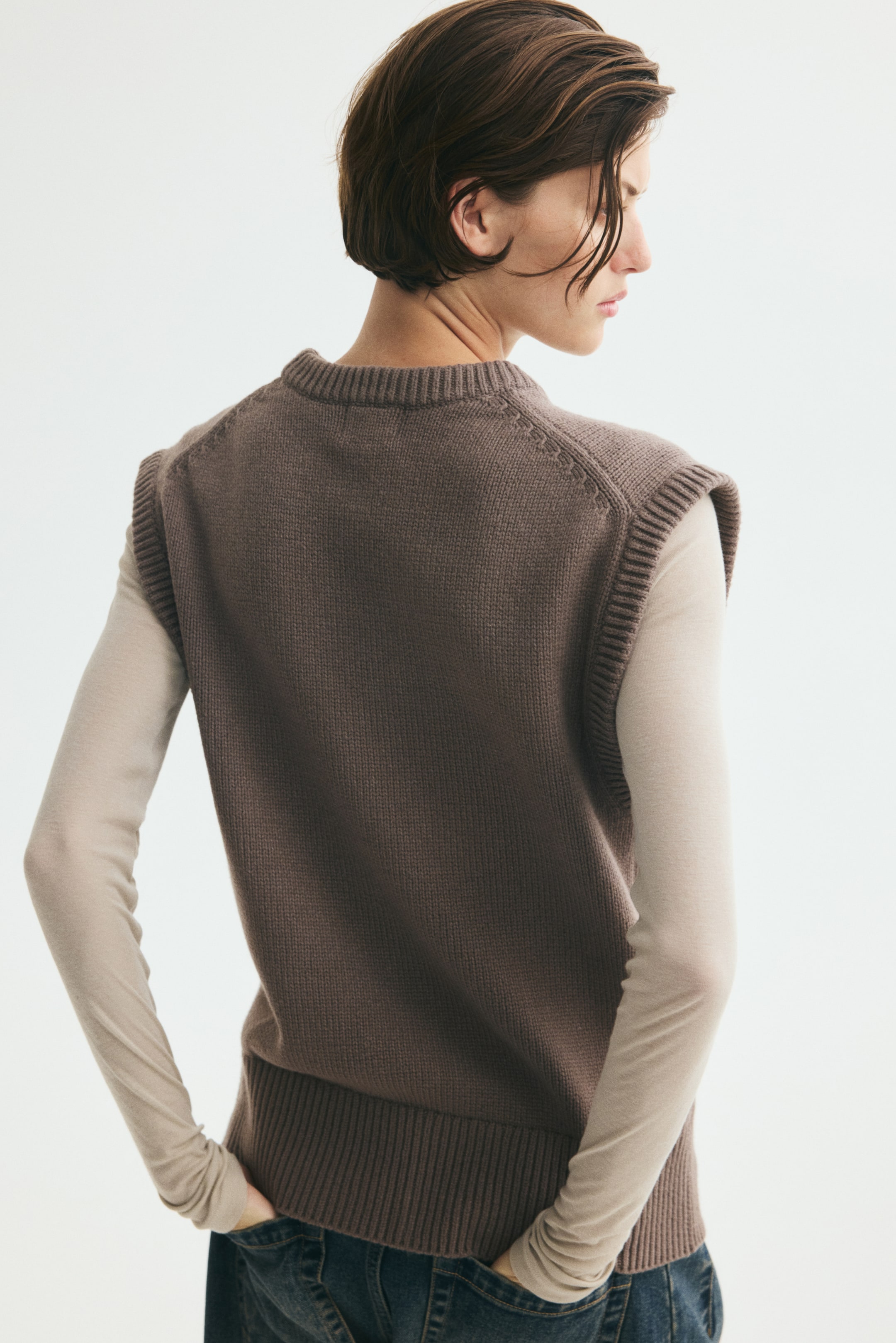 Knit Sweater Vest