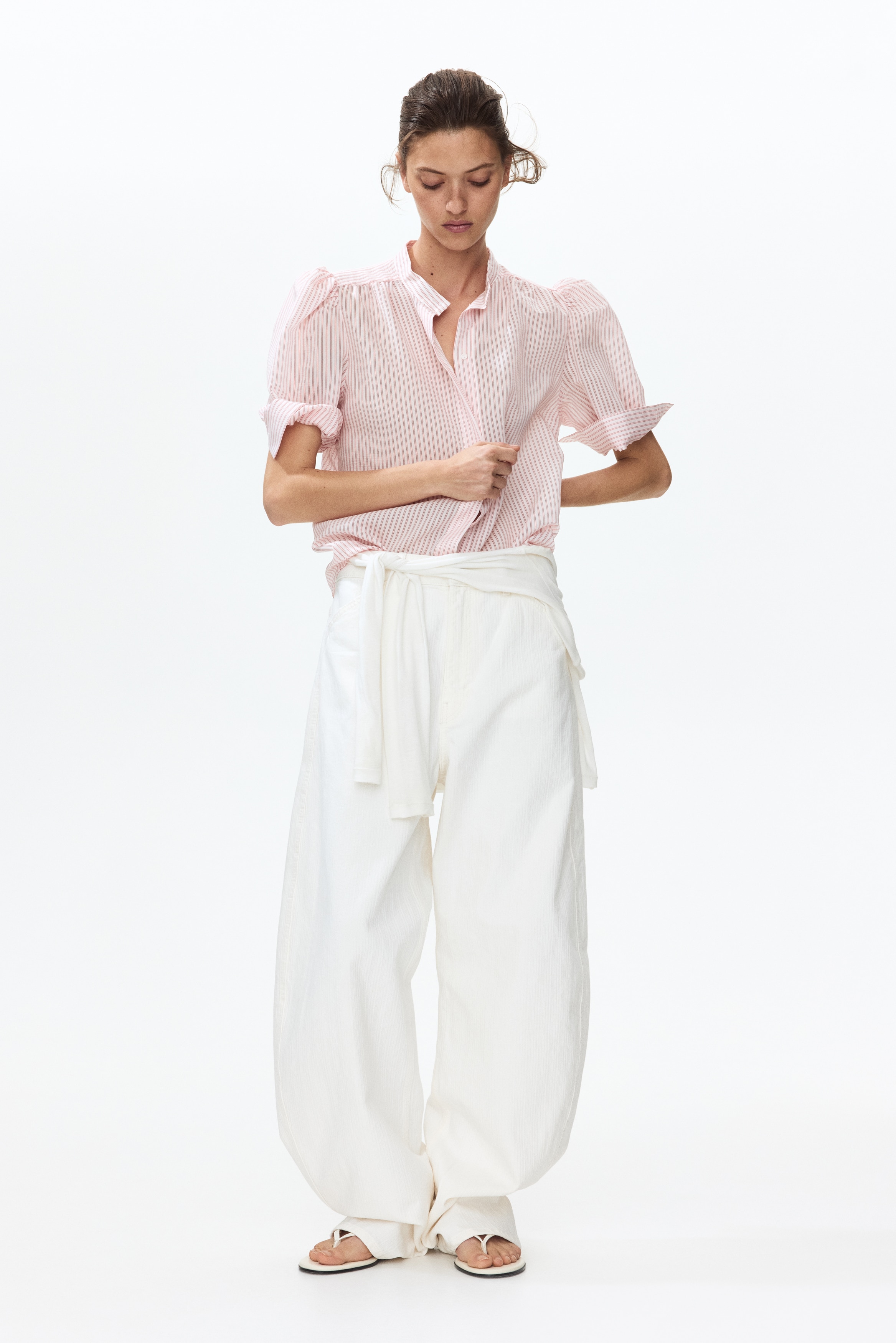 Puff-Sleeved Blouse