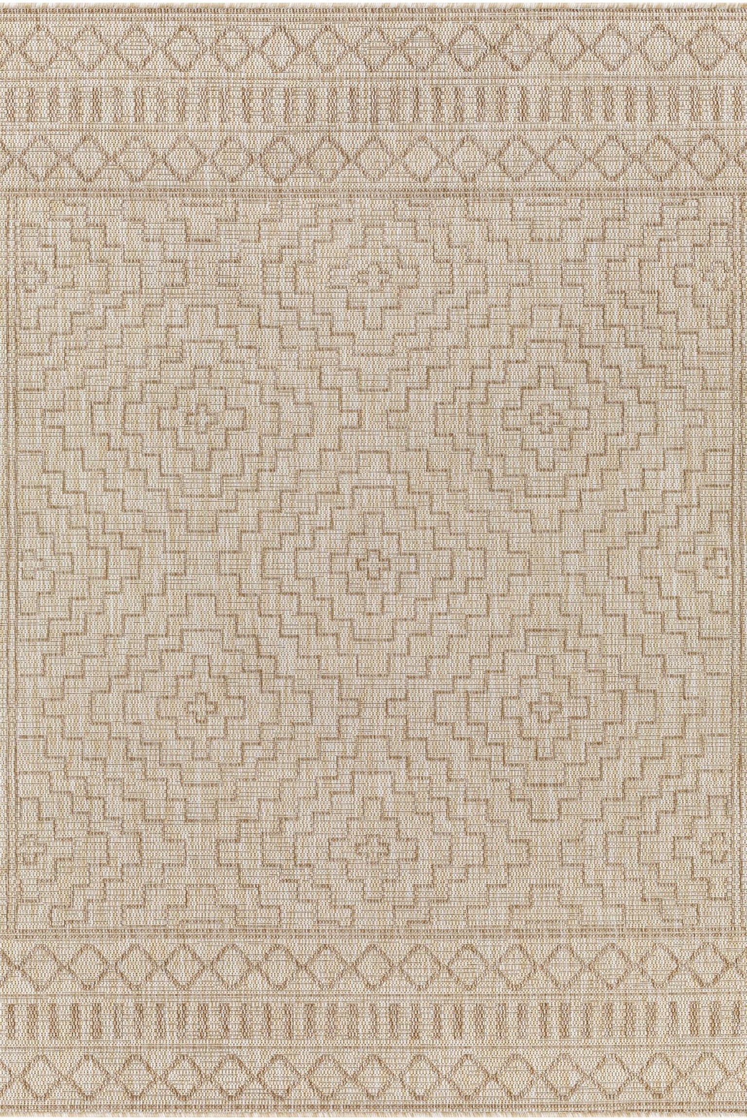 Tricia In- /outdoor Jute-look Area Rug - Beige, Tan - 1