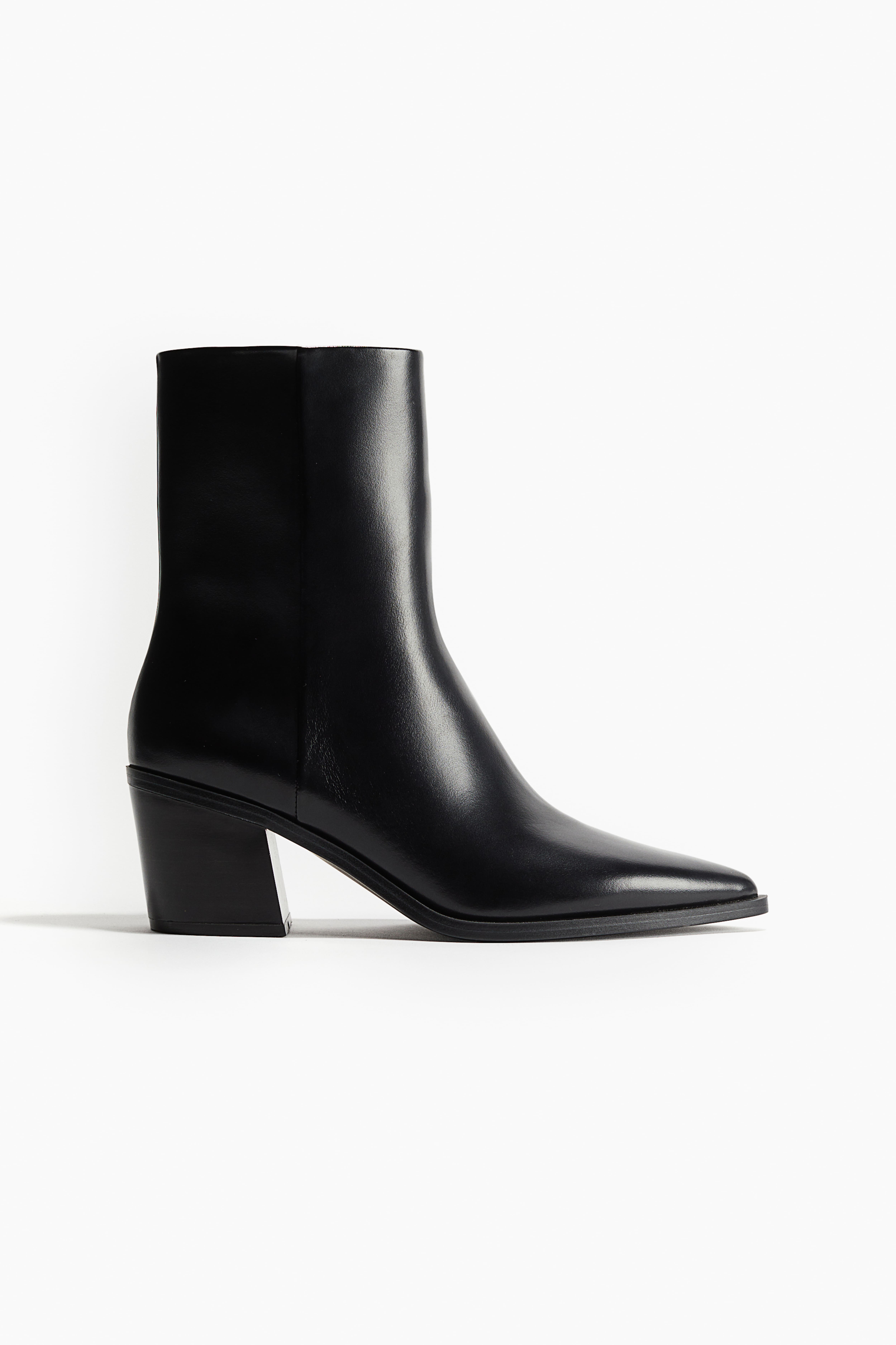 Bottines a bout pointu Noir FEMME H M FR