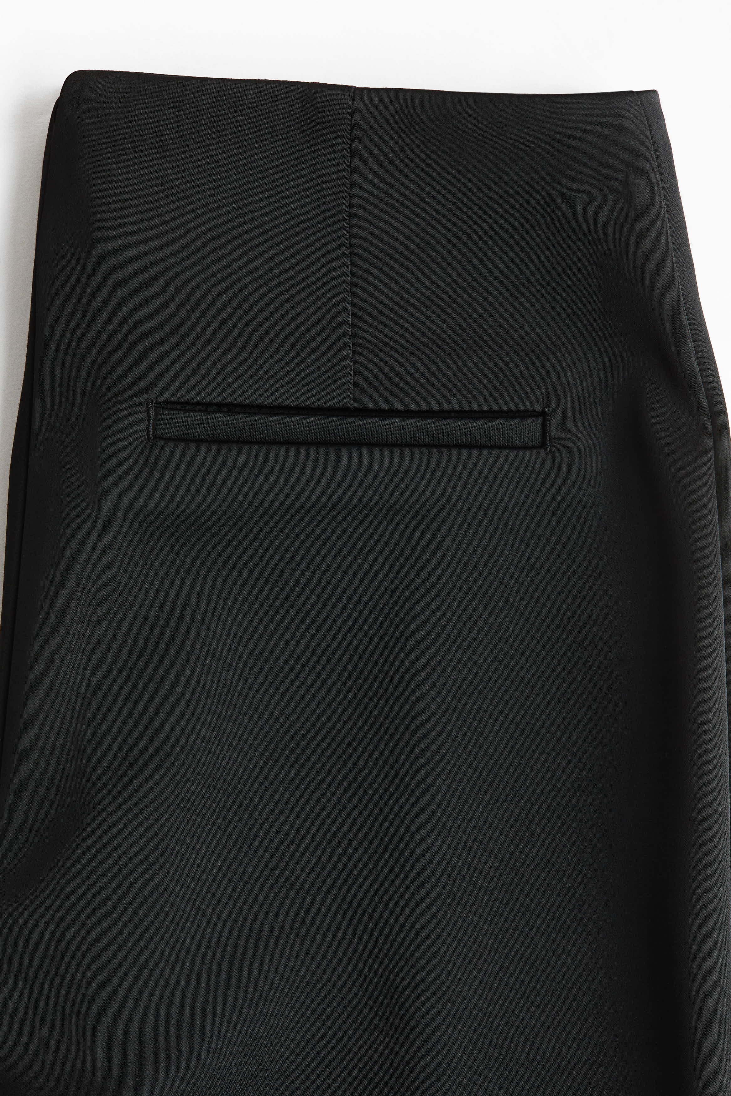 Bootcut satin trousers