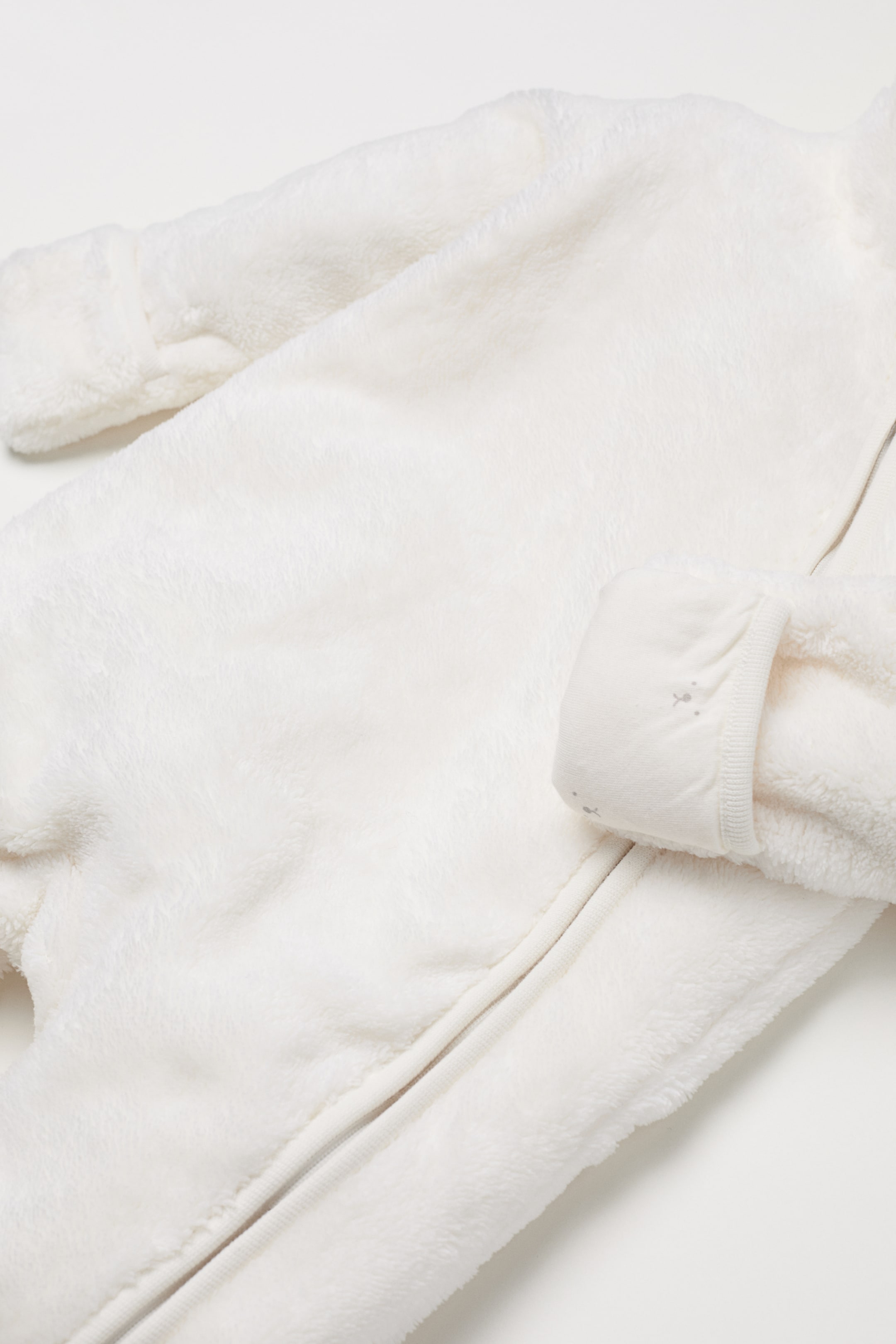 이미지 확대 보기: 파일 점프수트 - 내추럴 화이트 - Kids | H&M KR 4