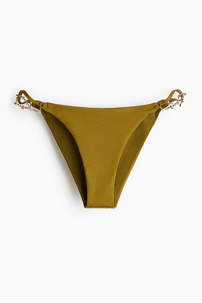 Bikini Bottoms - Dark khaki green - 1