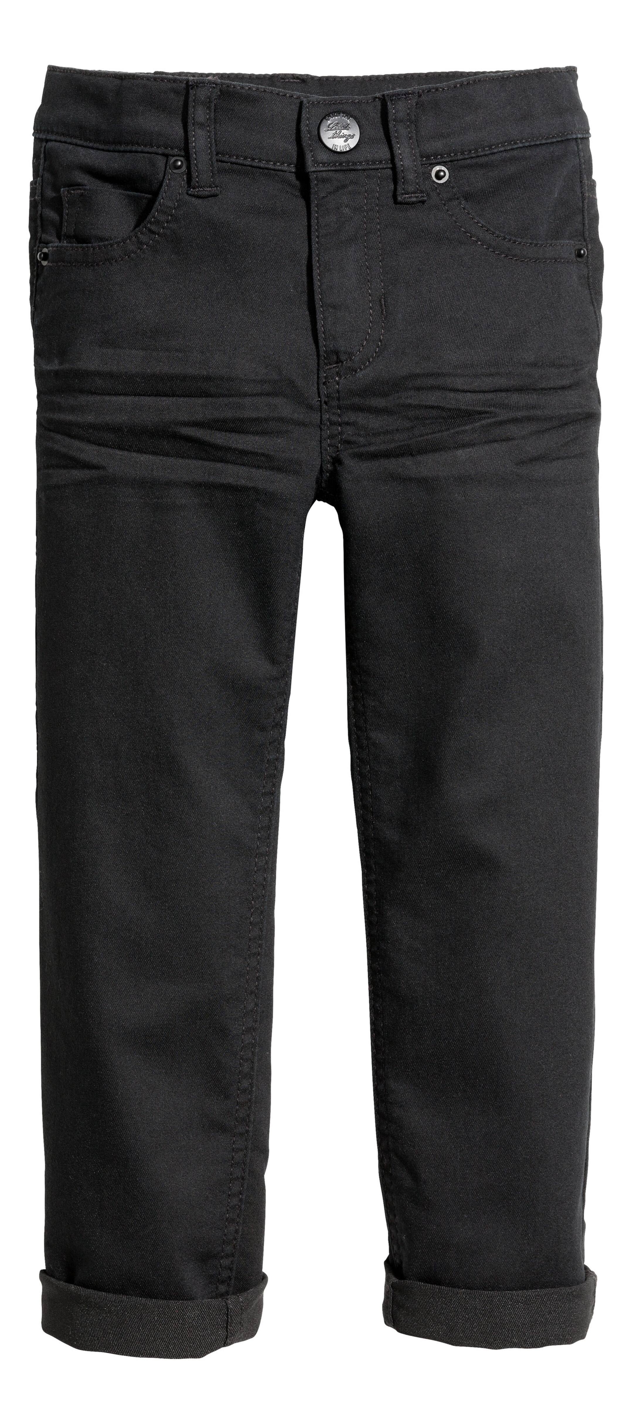 View larger image: Twill trousers - Black - Kids | H&M GB 1