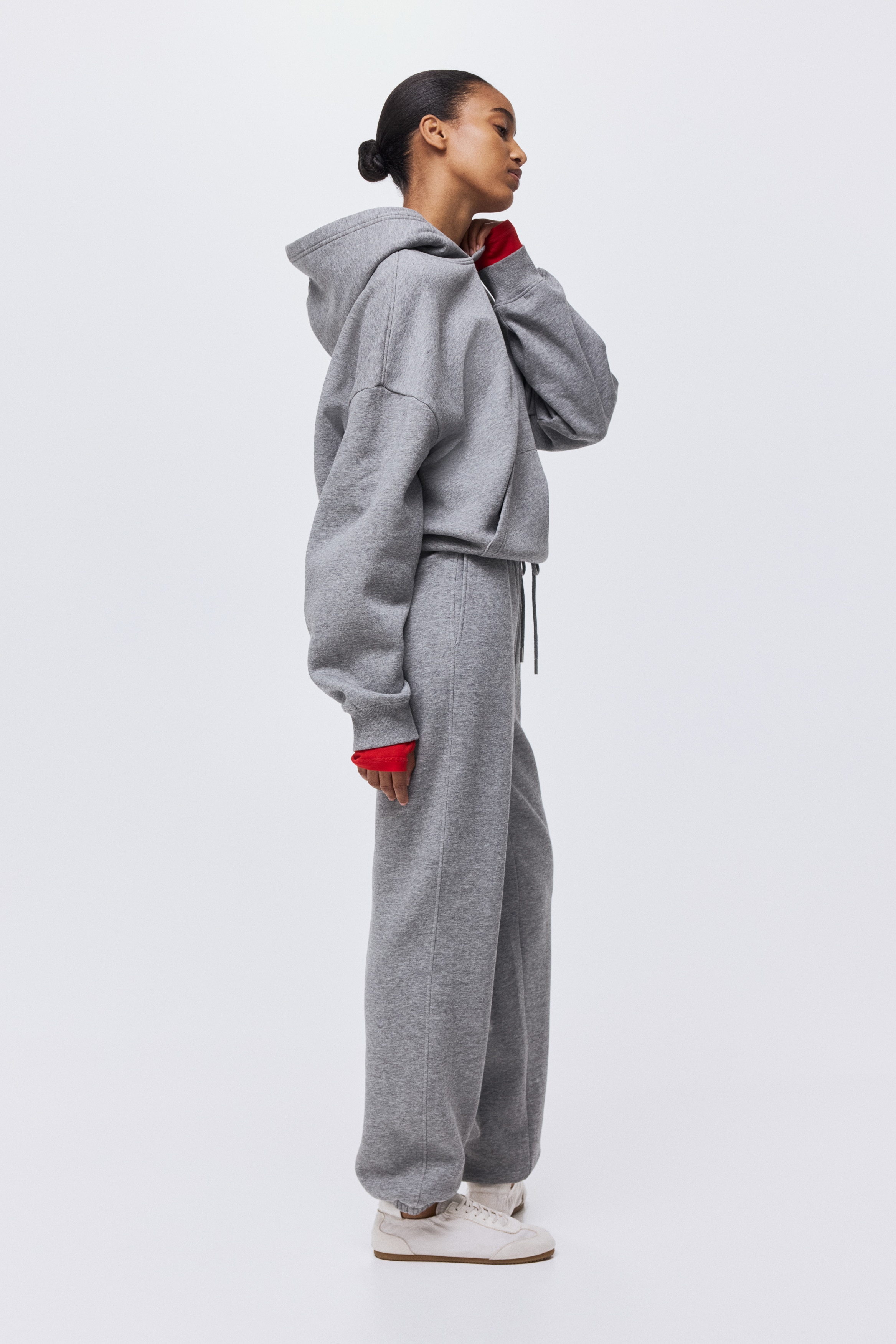 Cotton-blend sweatpants