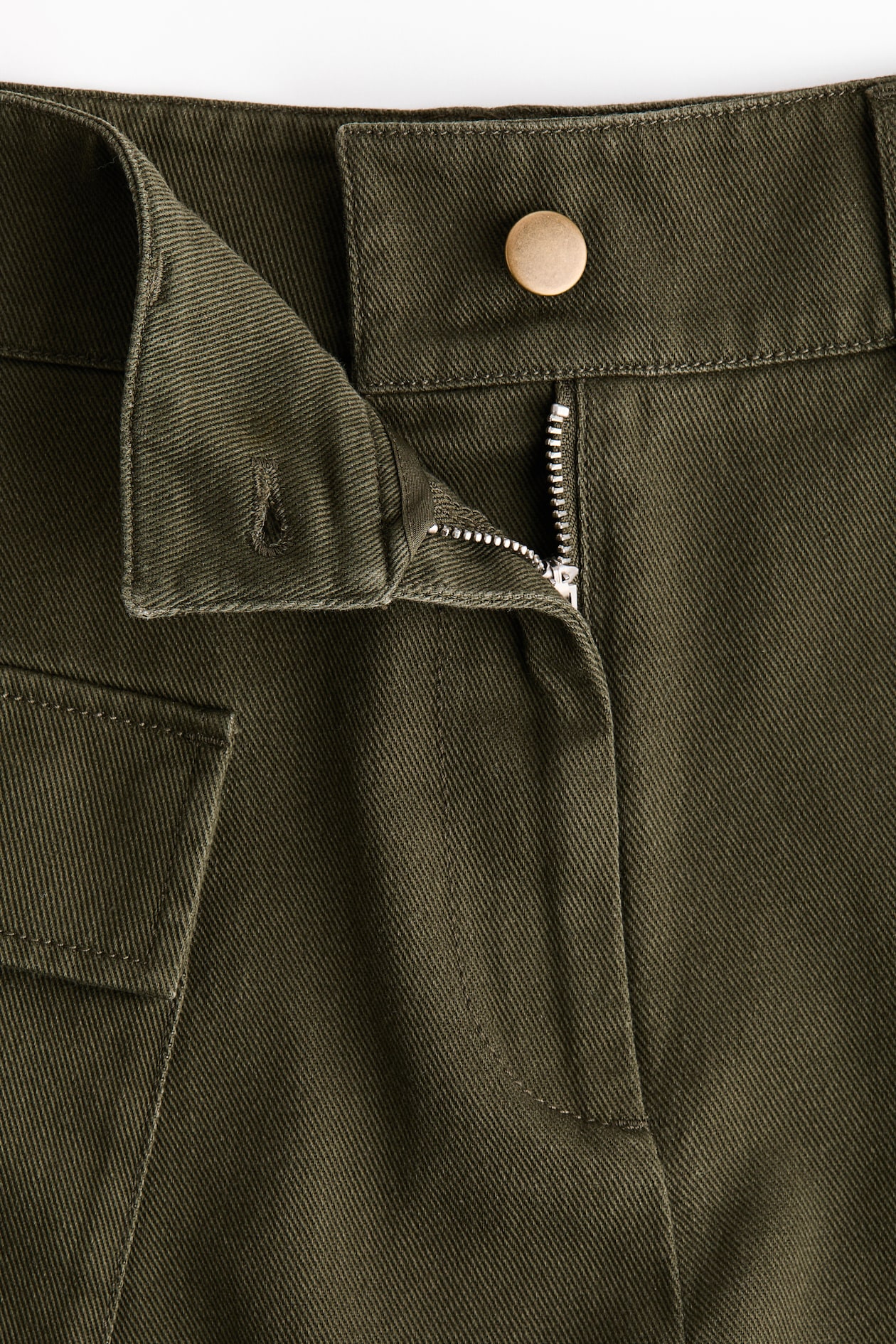 Cotton Twill Utility Shorts - image 4