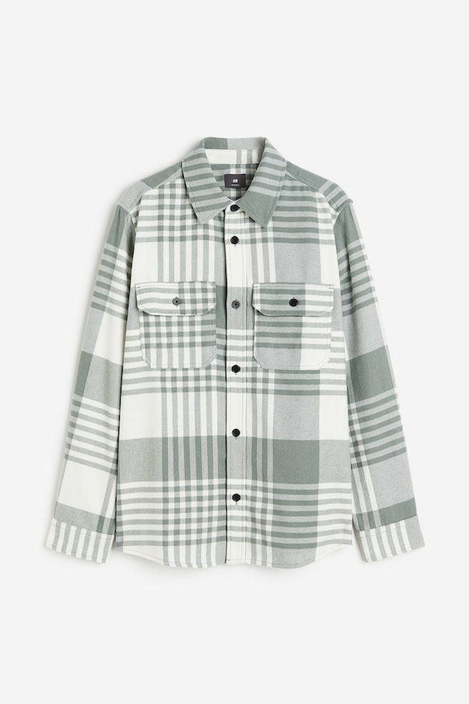 Twill overshirt - Dusty green/Checked/Black/Checked/Grey/Mustard yellow/Checked/dc - 2