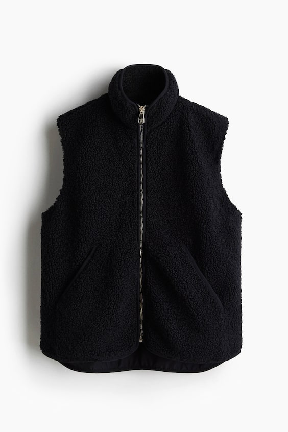 Женские жилеты H&M Teddy Fleece Vest