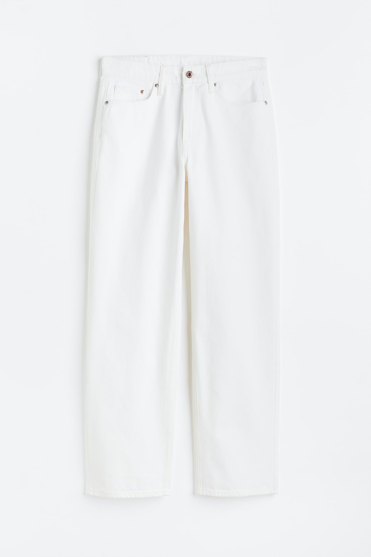 90s Baggy Low Jeans Low Waist Long White Ladies H M US 90s-baggy-low-jeans-low-waist-long-white-ladies-h-m-us