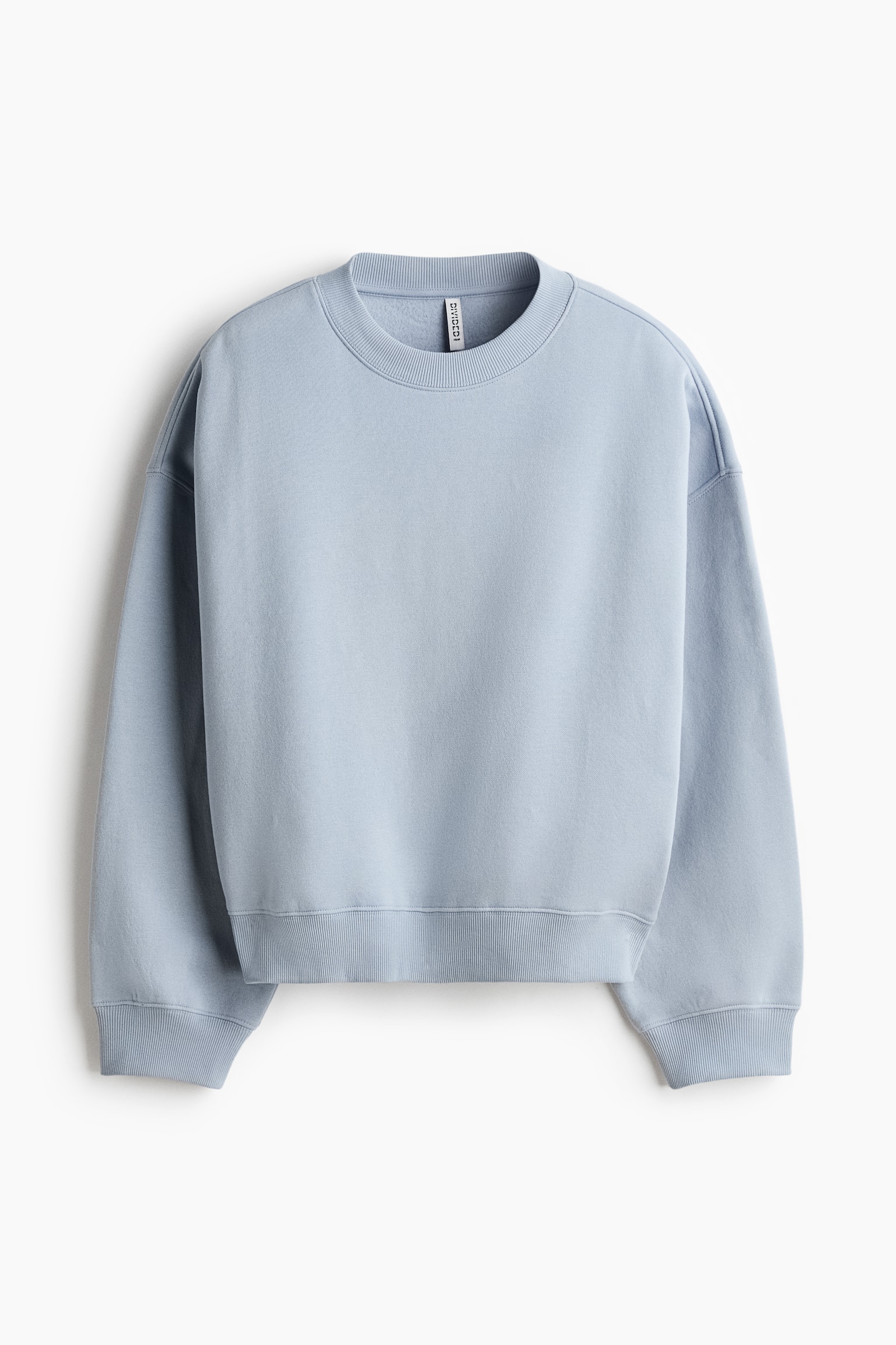Sweatshirt with Printed Motif - Light dusty blue/Dark blue/Light gray melange/Dark brown/Burgundy/Navy blue/Plum purple - 1