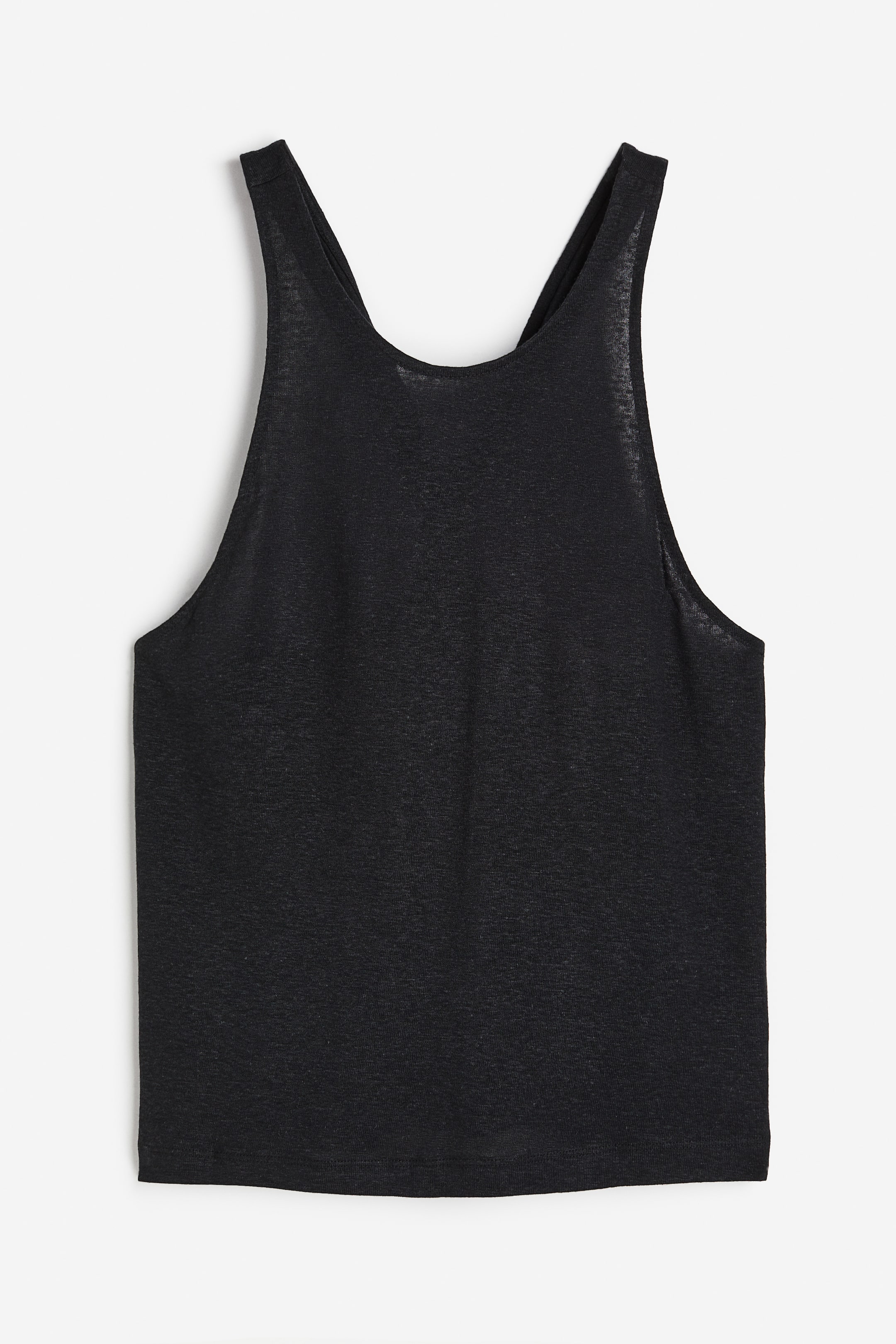 Linen-blend Tank Top