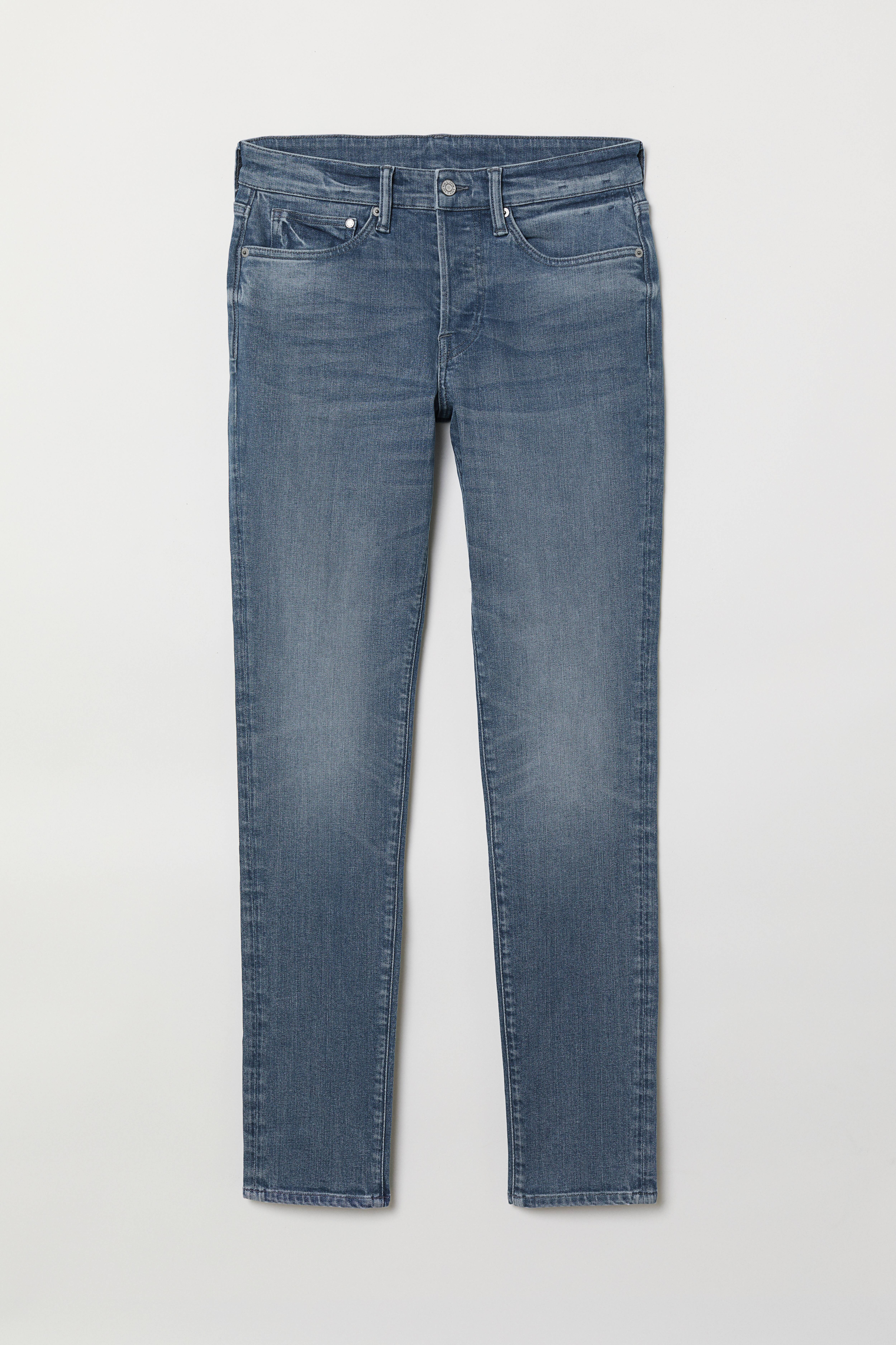 Grey mens jeans h&m best sale