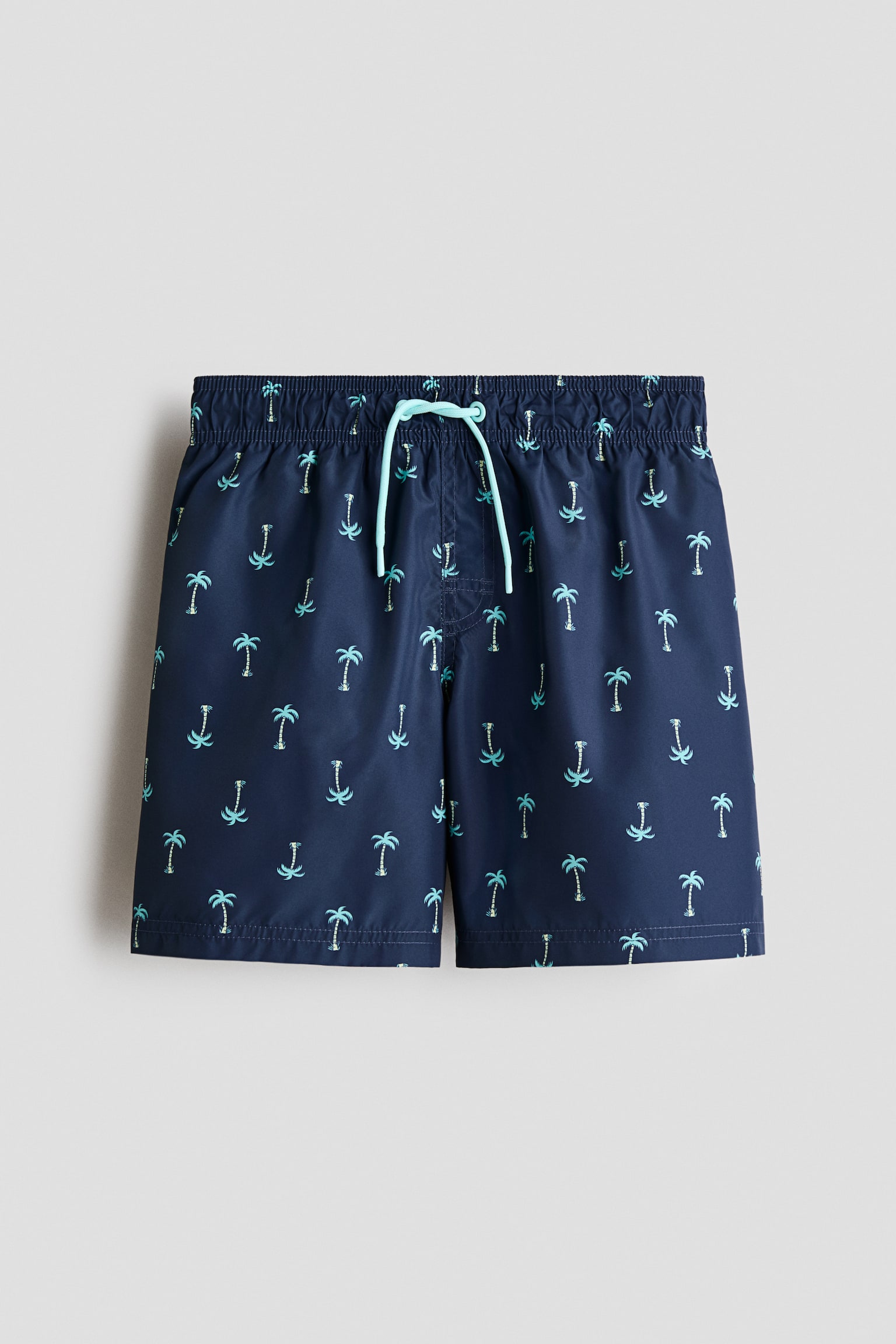 Printed swim shorts - Navy blue/Palm trees/Dusty blue/Patterned/Black/Tie-dye/Blue/Gradient