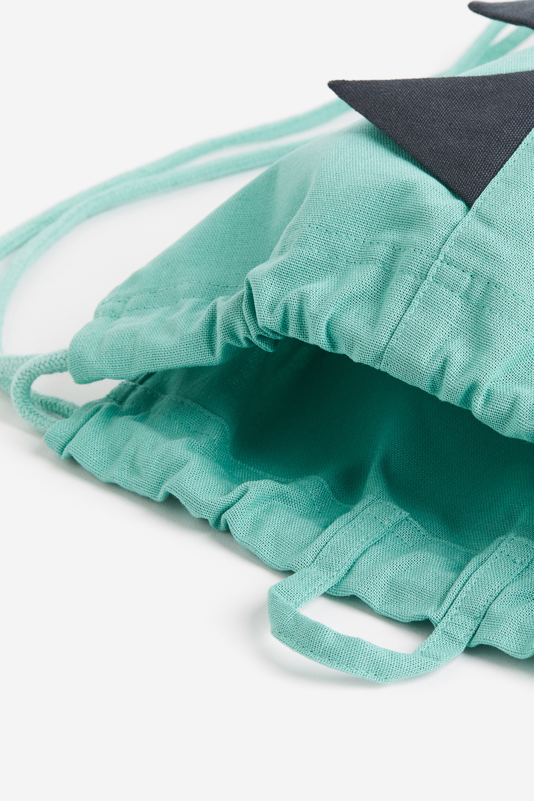 Cotton Canvas Gym Bag - Turquoise - Home All | H&M US