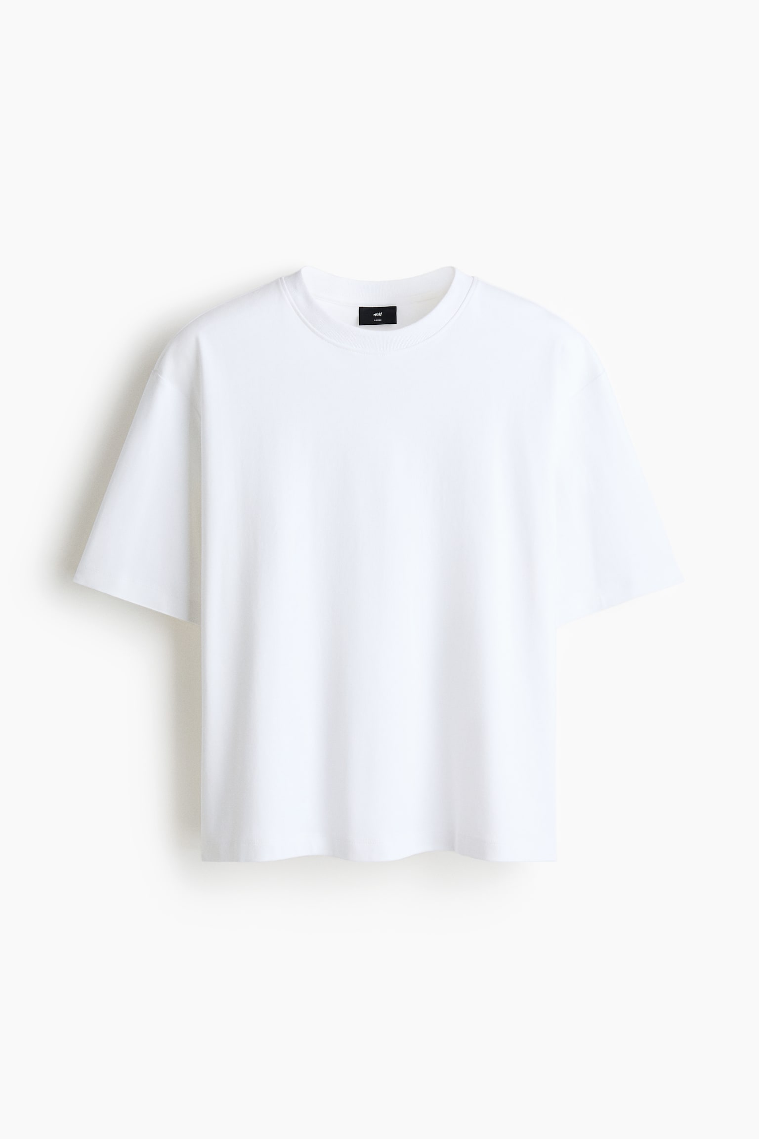 Áo thun Oversized Fit - Màu trắng/Màu đen