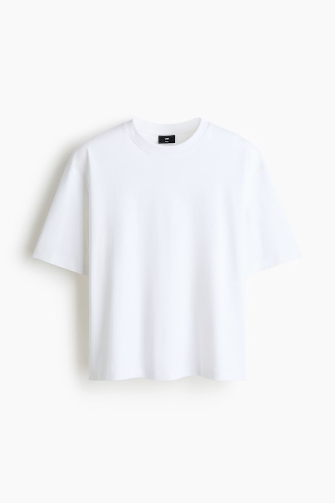 Oversized Fit T-shirt - White - 1