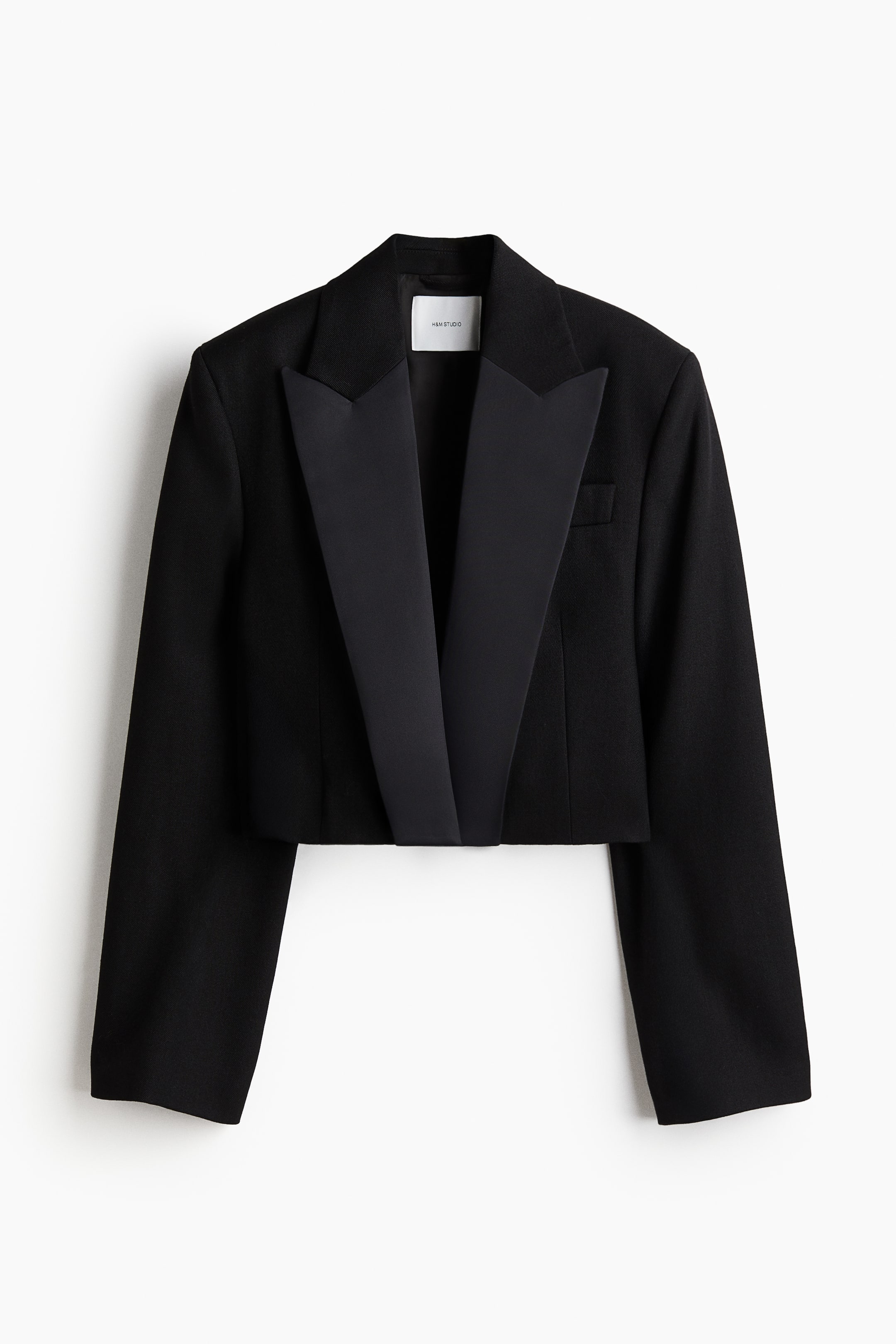 View larger image: Wool tuxedo blazer - Black - Ladies | H&M HK 4