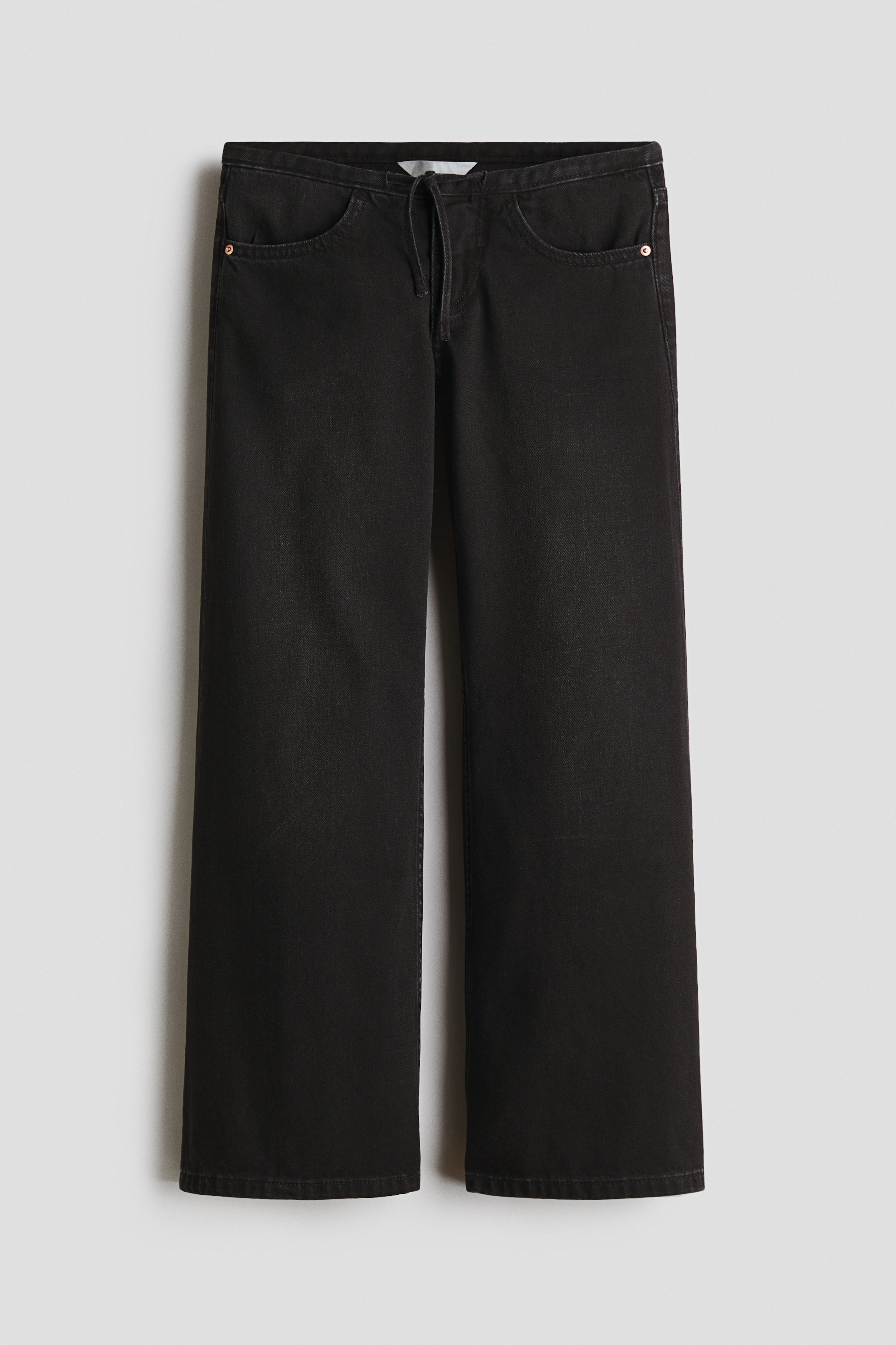 Super-Wide-Leg Low Jeans