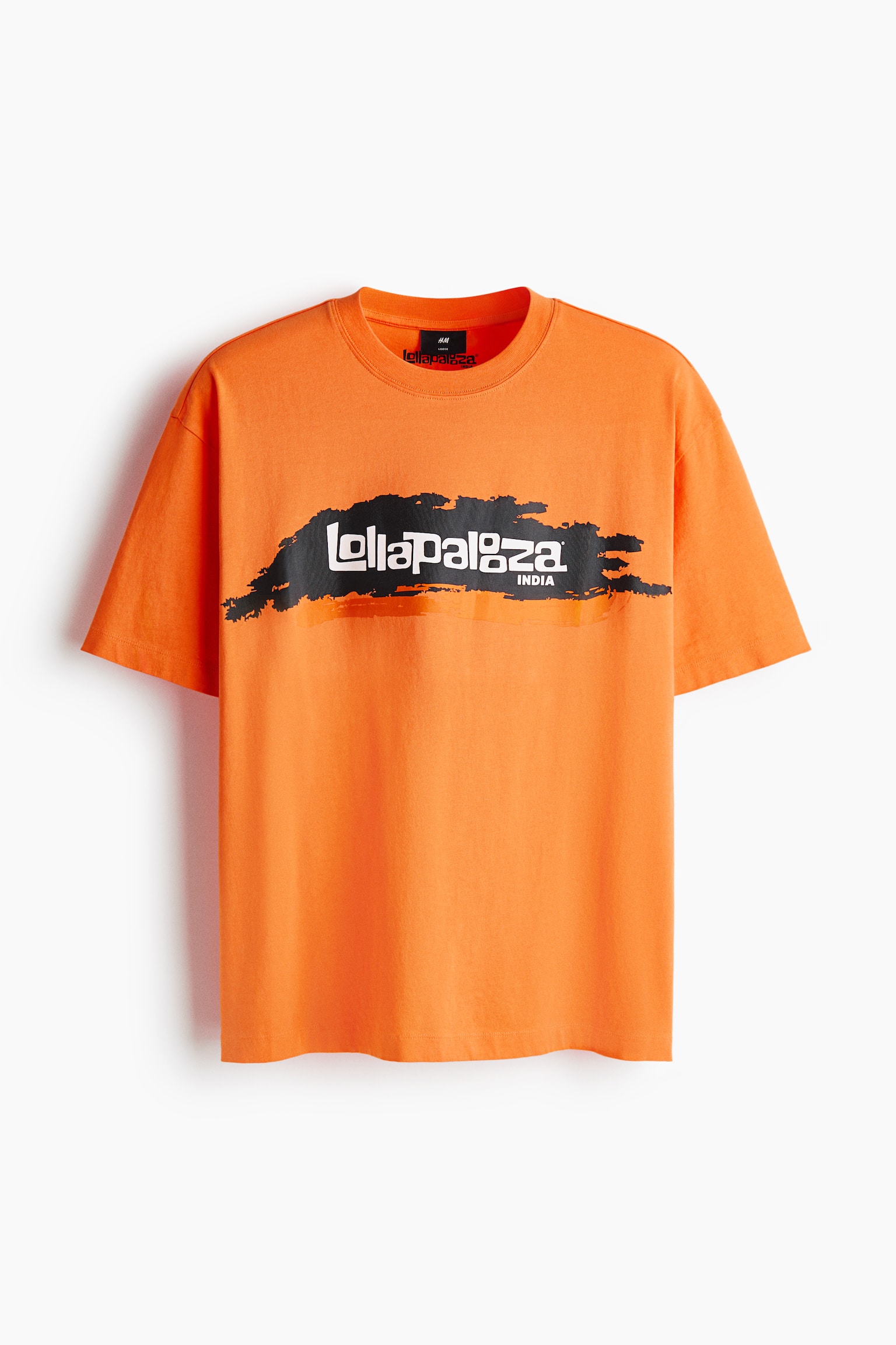Loose Fit Printed T-shirt - Orange/Lollapalooza India/Black/Lollapalooza India/Purple/Lollapalooza - 2