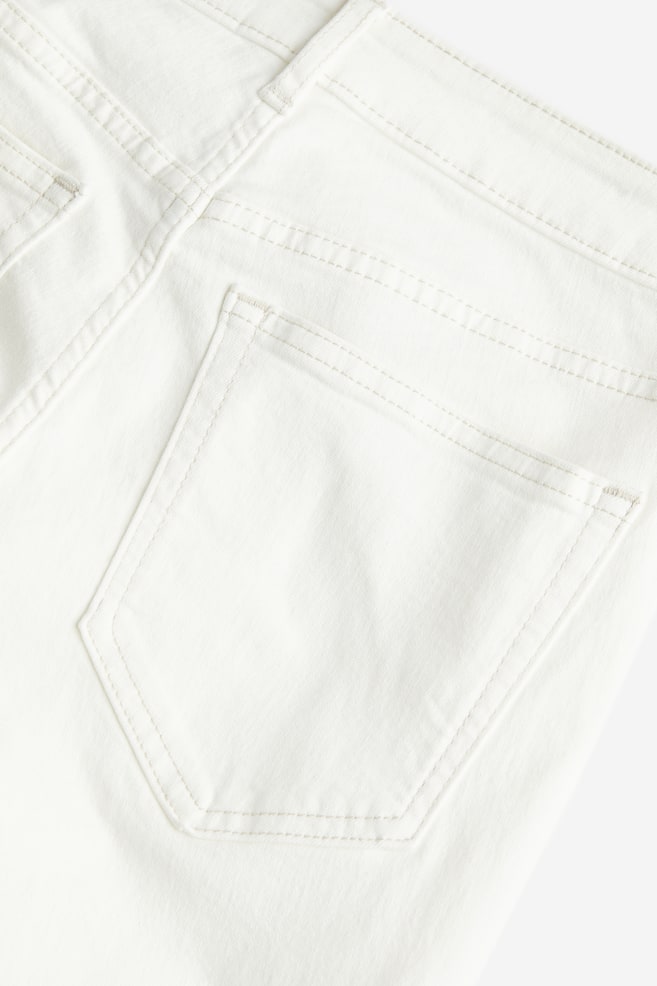 Bootcut Low Jeans - White/Light denim blue/Black - 3