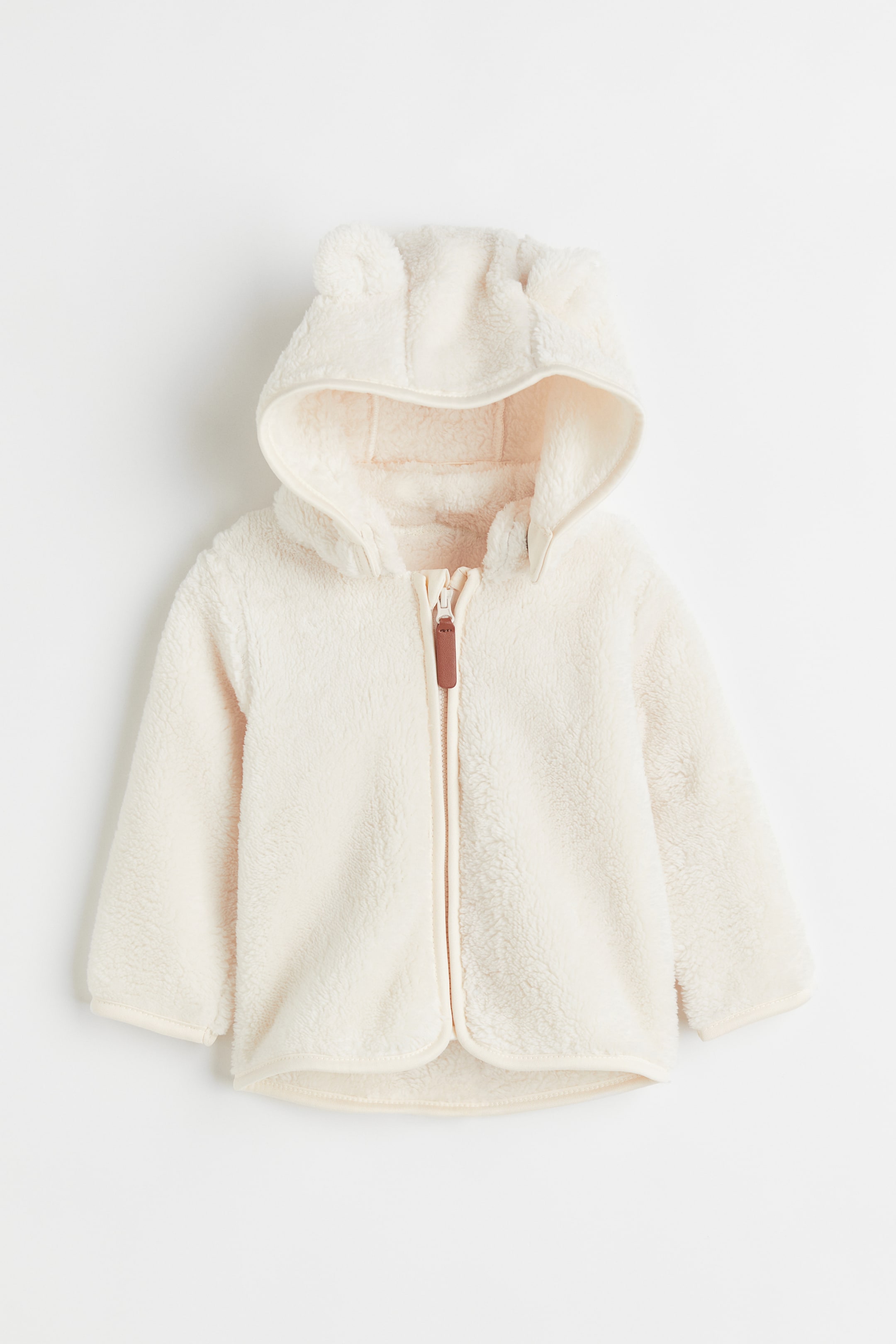 View larger image: Hooded teddy jacket - Cream - Kids | H&M IE 1