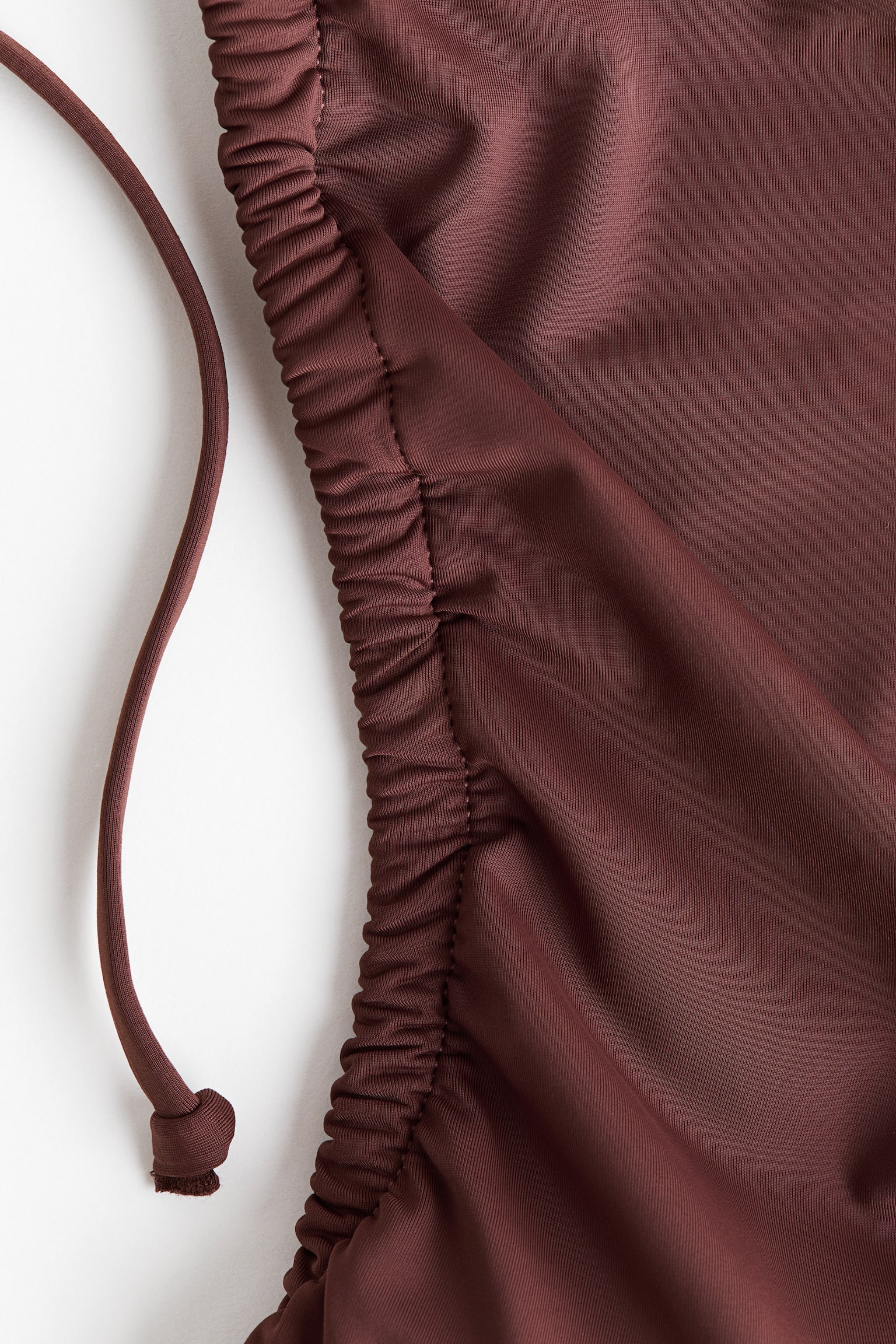 Maillot de bain paddé High Leg - Marron foncé - 4