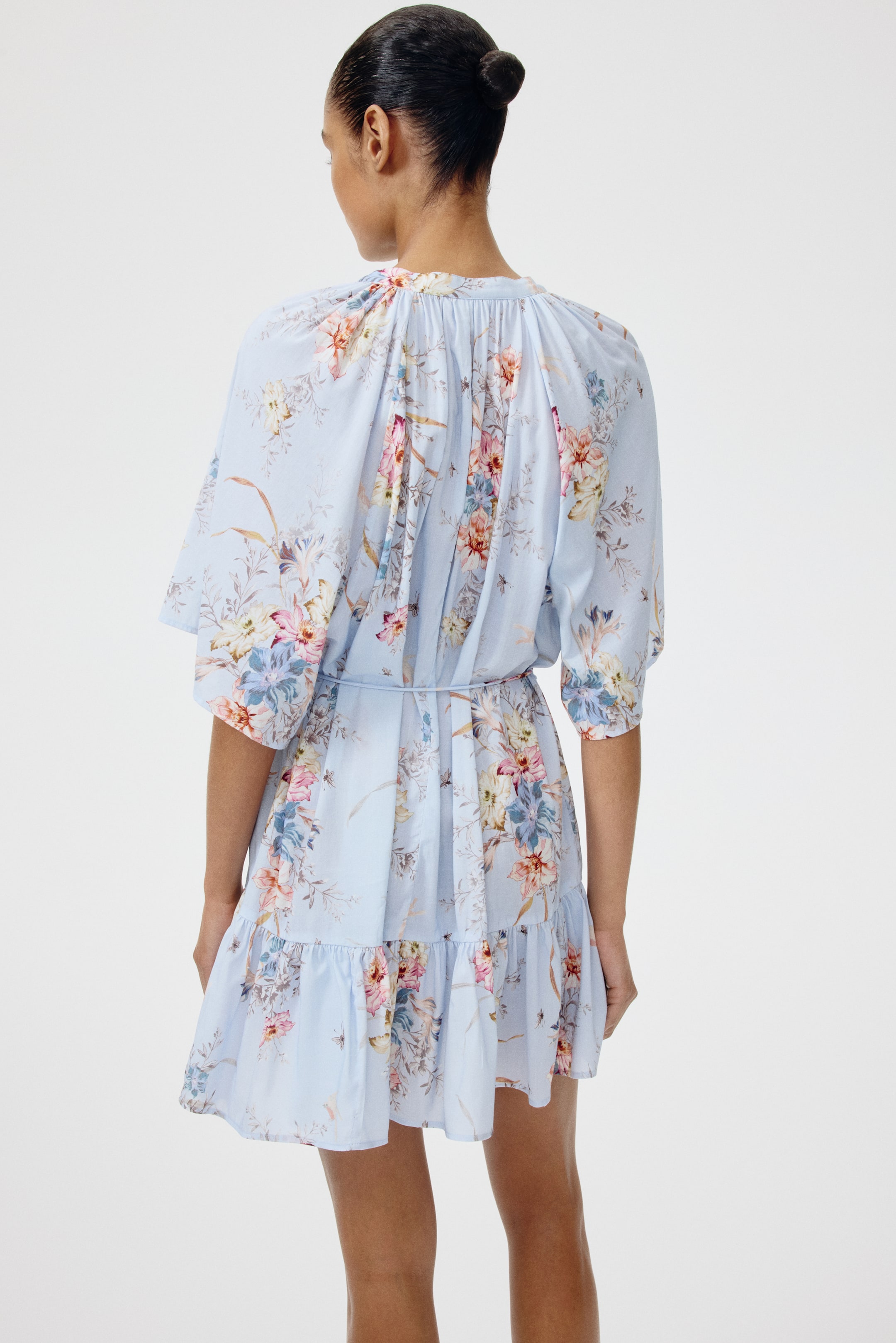 Tie-Belt Shirt Dress