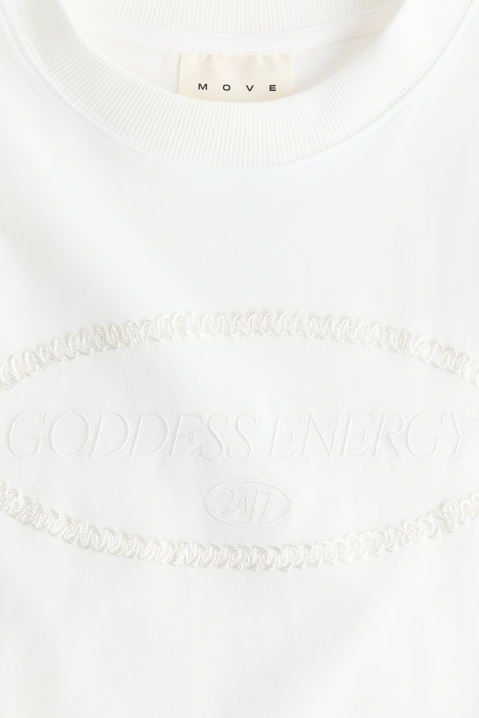 Спортивна футболка Oversized Fit з принтом - Білий/Білий/Red obsession - 2