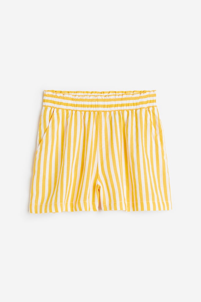 Linen shorts - Yellow/Striped/Light beige/Black/Pink/dc/dc/dc/dc - 2