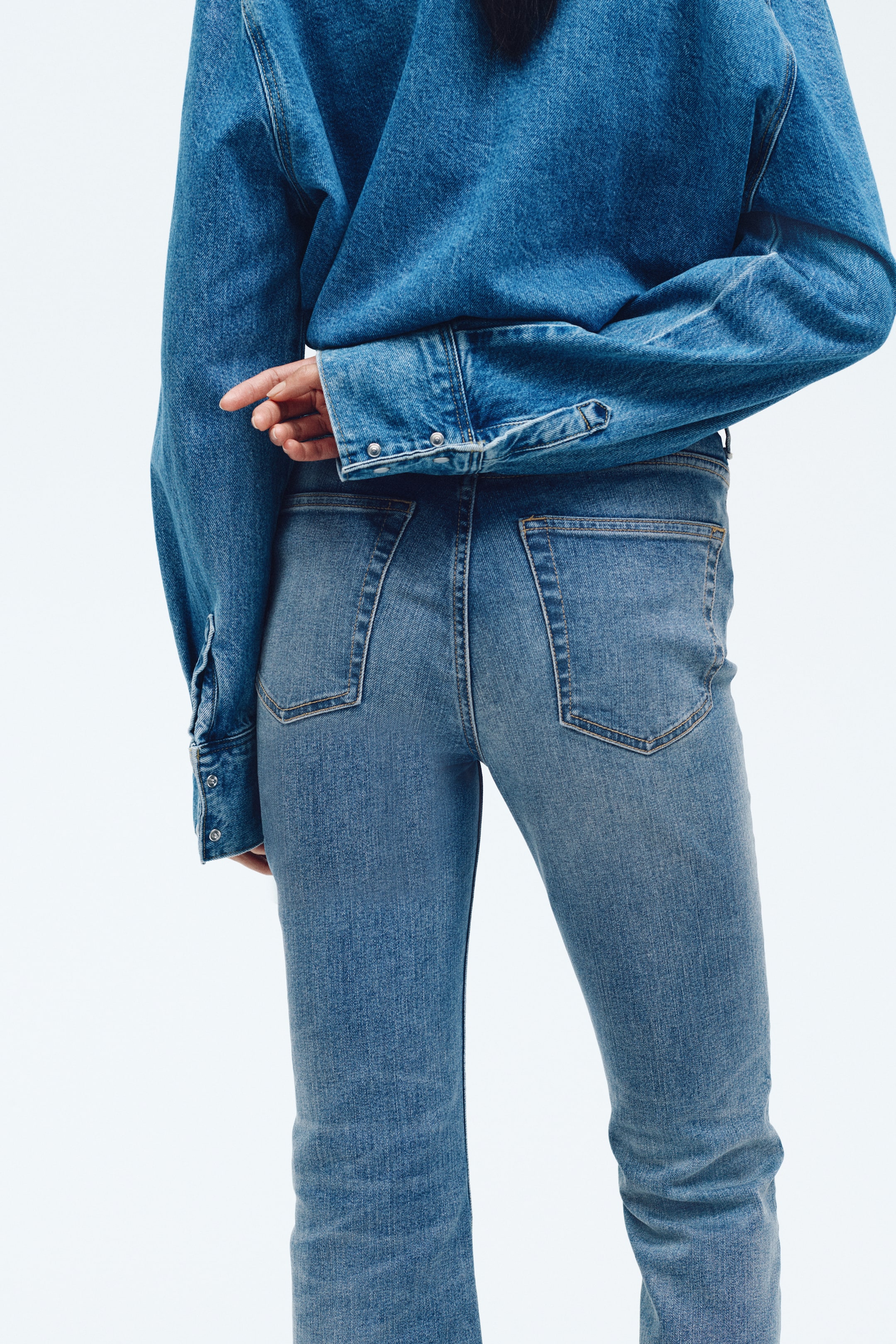 Ver imagen más grande: Flared High Jeans - Azul denim - MUJER | H&M ES 4